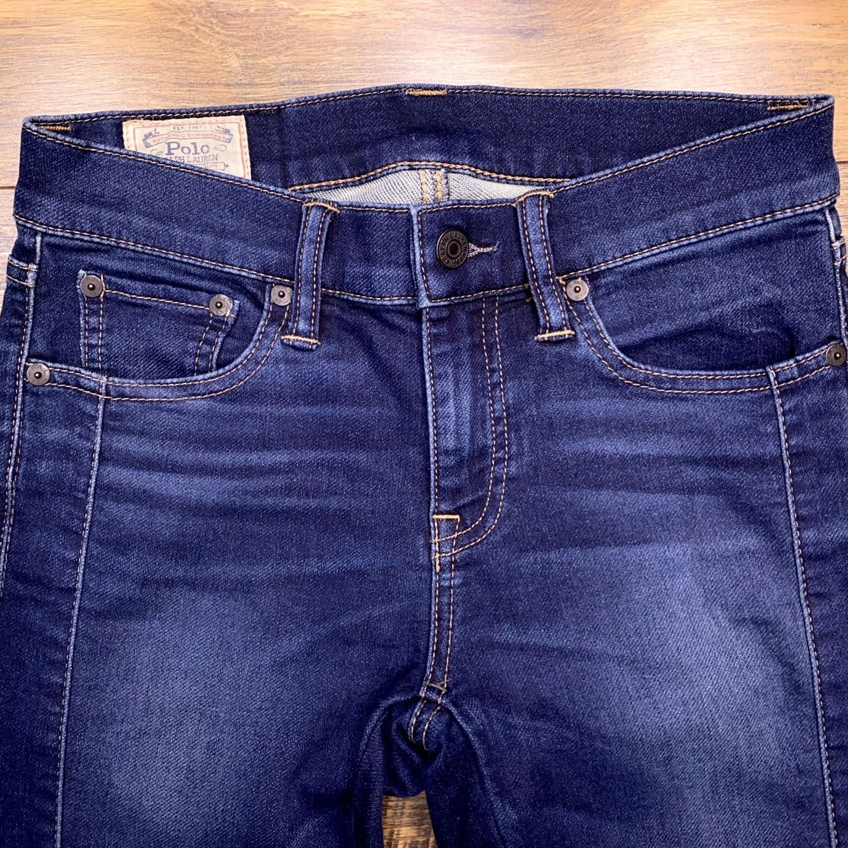Polo Ralph Lauren Polo Ralph Lauren Jeans Skinny Womens 27 Mid Rise Stretch Ankle Zip Blue Inseam 29.5 Denim 5-Pocket Slim Modern 28 W Belt Loops Logo Size 27" / US 4 / IT 40 - 3 Thumbnail