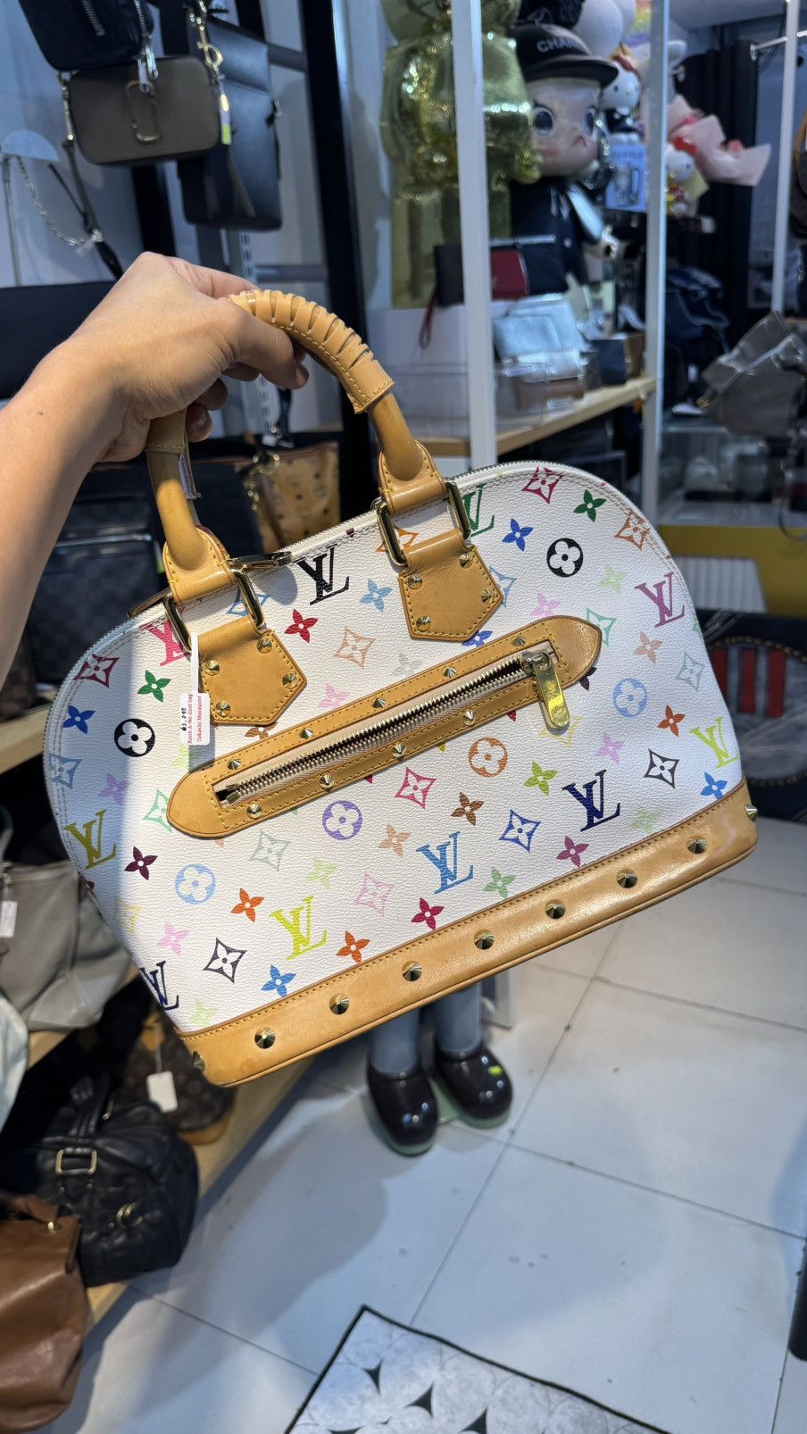 Louis Vuitton LV Takashi Murakami Multicolor Monogram Alma Bag Size ONE SIZE - 8 Thumbnail