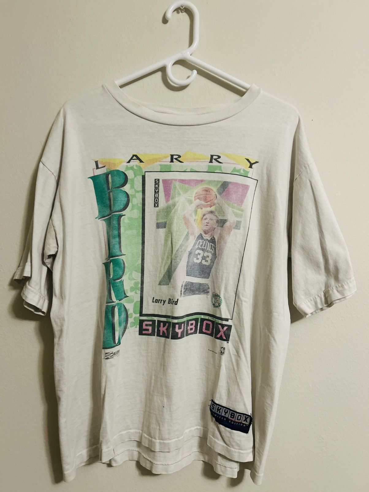 Vintage Vintage Larry Bird skybox classic Size US XL / EU 56 / 4 - 1 Thumbnail