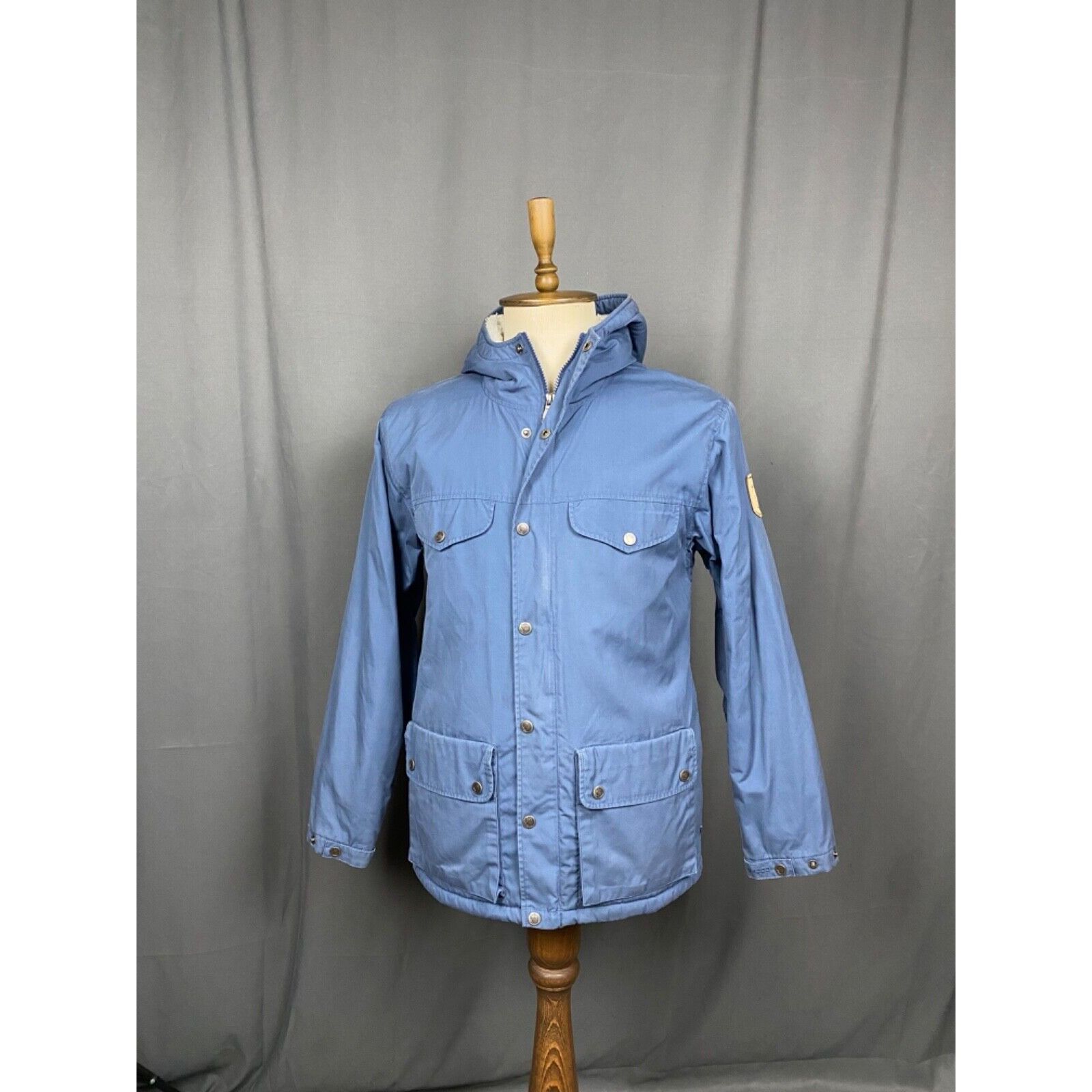 Fjallraven Fjallraven Greenland Winter Men's Blue Hooded Parka Jacket S Size US S / EU 44-46 / 1 - 2 Thumbnail