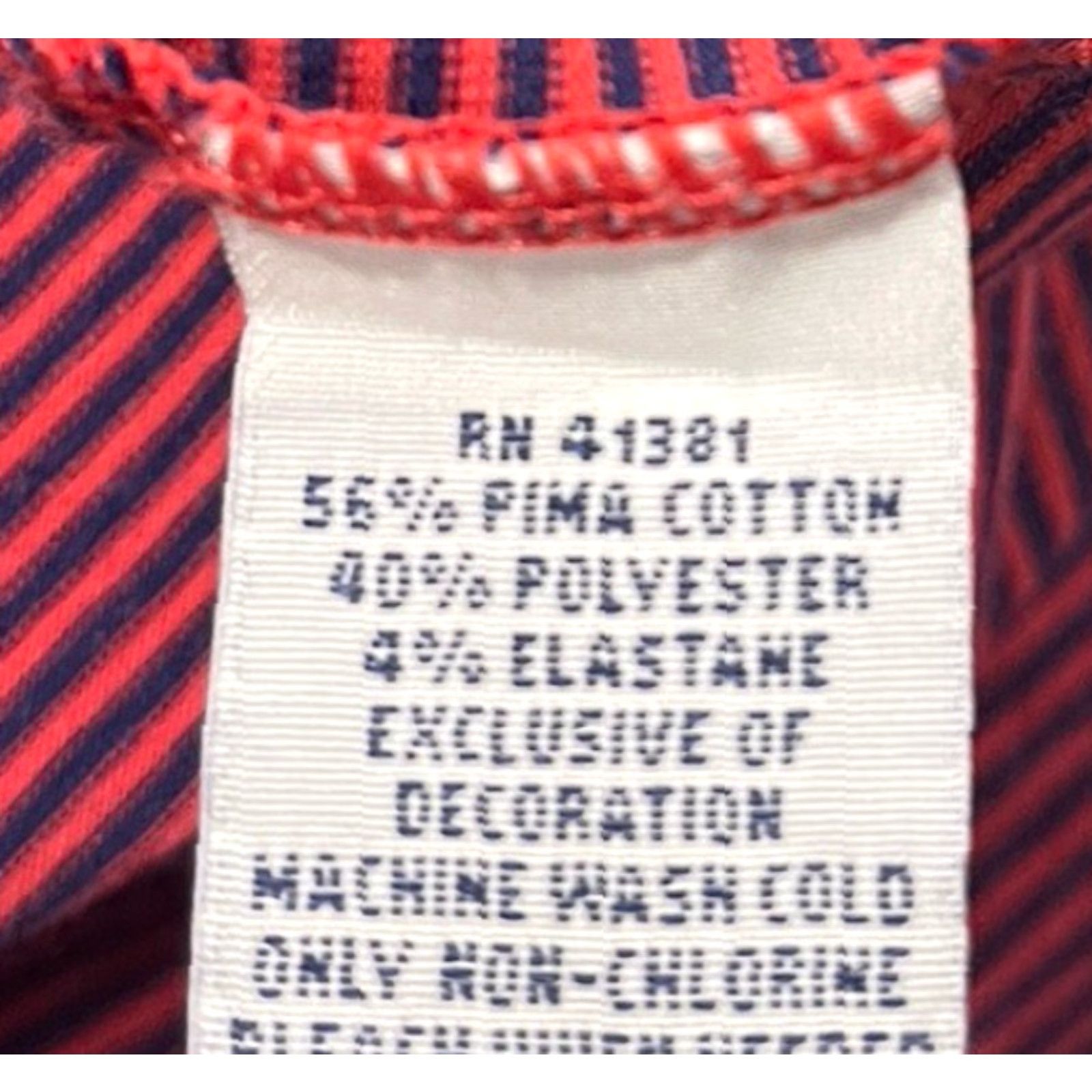 Ralph Lauren Ralph Lauren Performance Polo Shirt XL Men’s Red Blue Striped S/S Size US XL / EU 56 / 4 - 6 Thumbnail