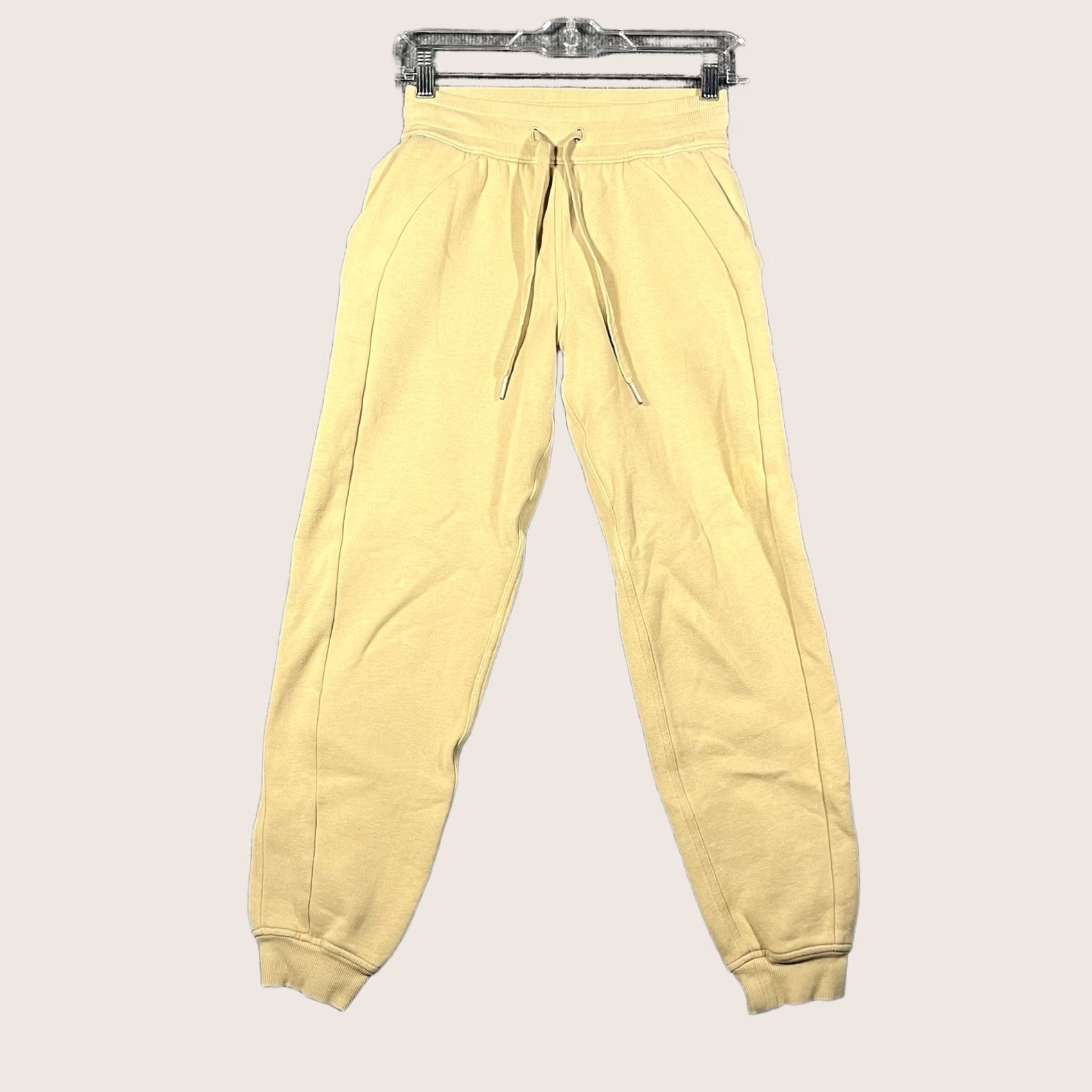 Lululemon Lululemon Womens Throwback Base Runner High Rise Jogger Yellow Size 2 Size 26" / US 2 / IT 38 - 1 Thumbnail