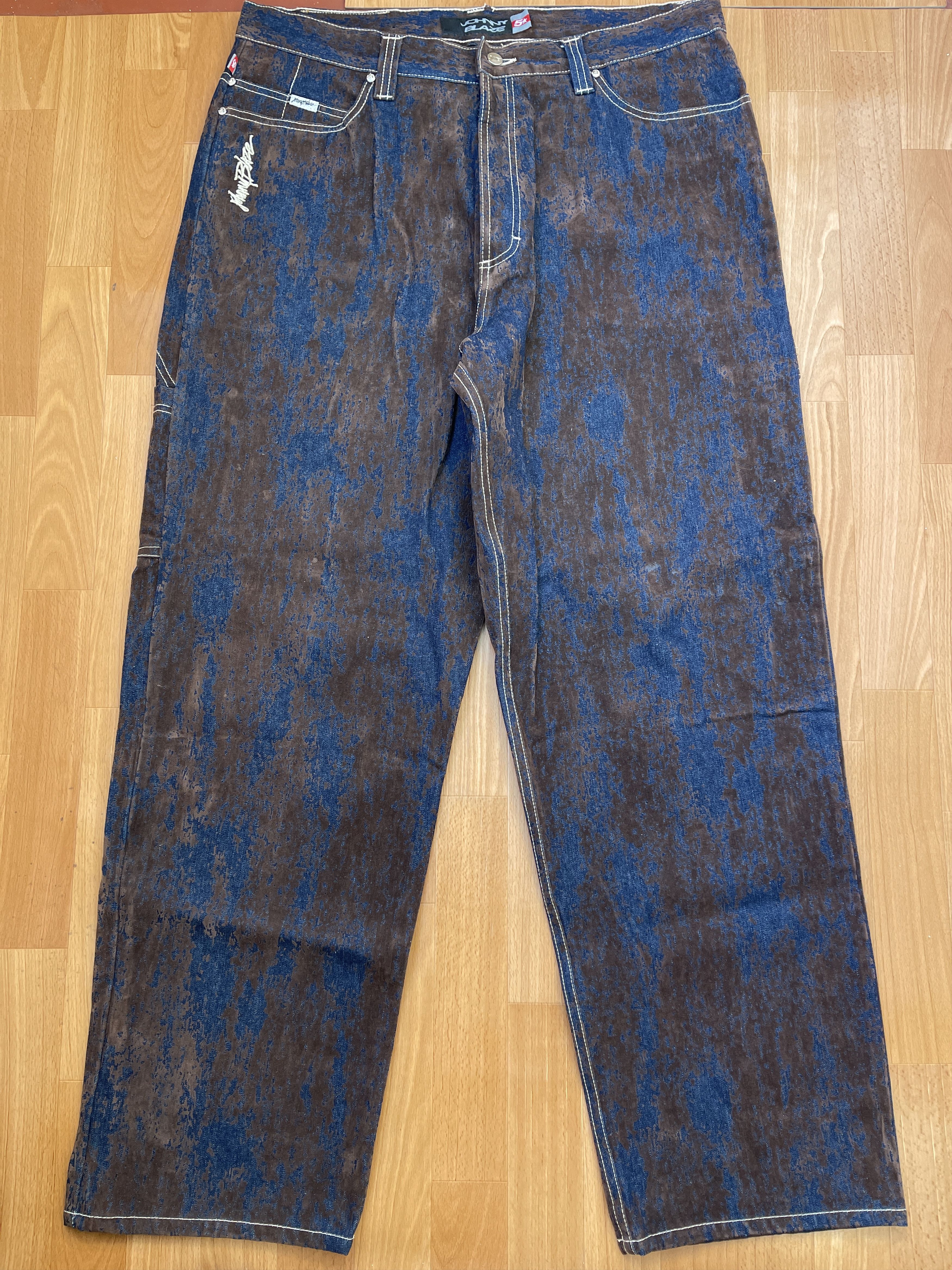 Wu-Tang Clan Johnny Blaze jeans, Wu Wear, vintage hip hop baggy, 90s 40 Size US 40 / EU 56 - 2 Thumbnail