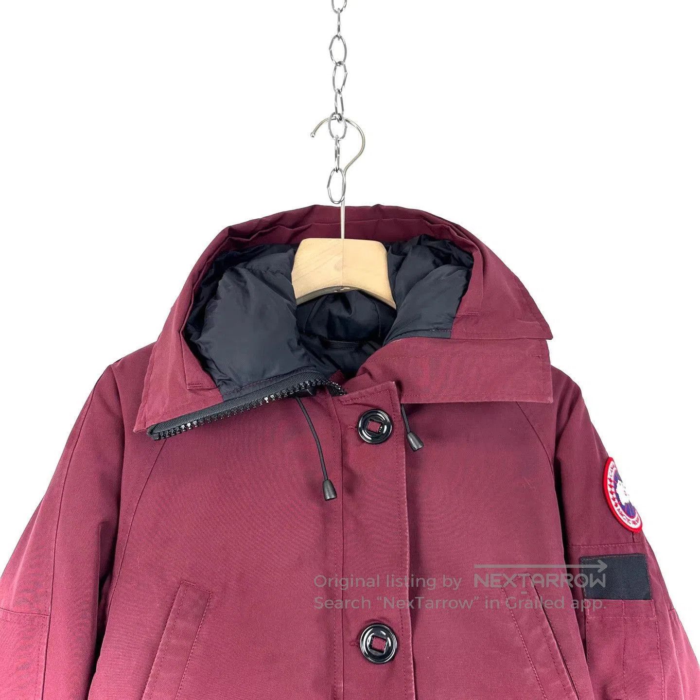 Canada Goose Red Heavy Winter Coat with Hood Size S. Size US S / EU 44-46 / 1 - 6 Thumbnail
