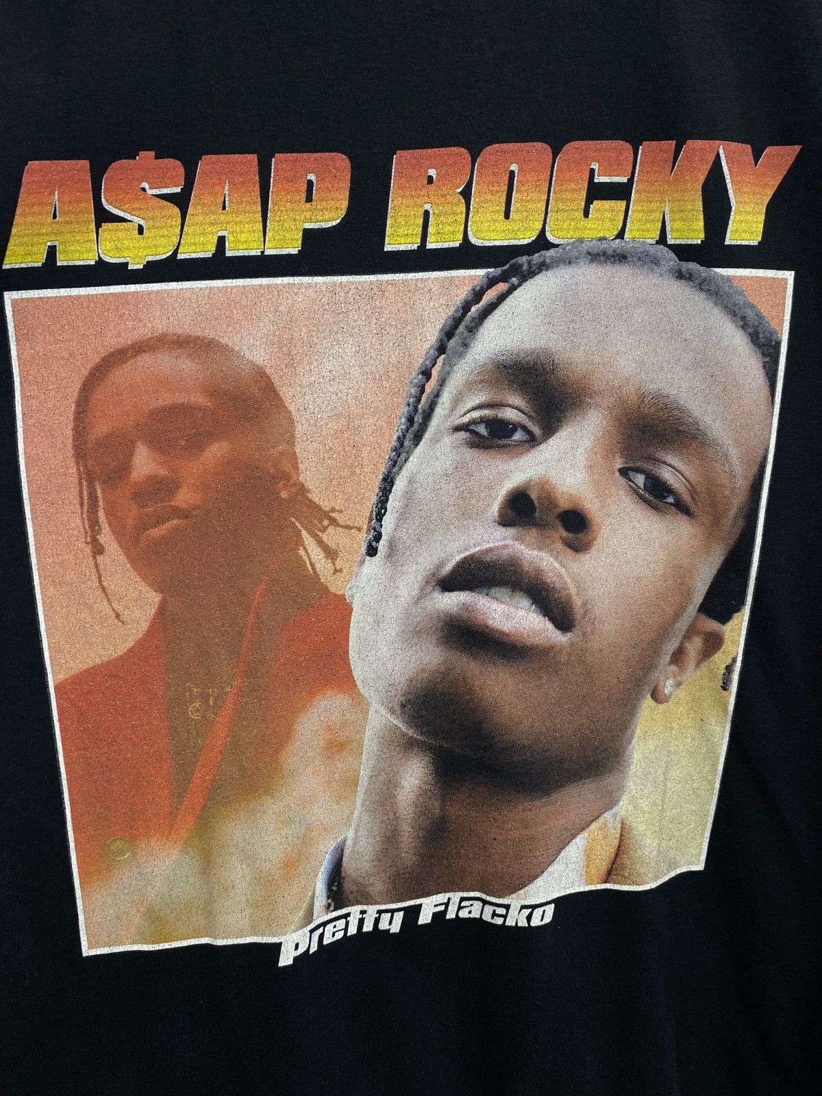 A$AP Rocky 🇺🇸 Y2K ASAP Rocky Pretty Flacko Rap T-Shirt Rare Retro Hype Size US M / EU 48-50 / 2 - 4 Thumbnail