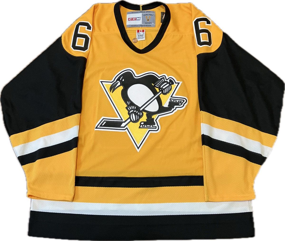 Image of Pittsburgh Penguins Lemieux Ccm Hockey Nhl Jersey Size Xl, Men's