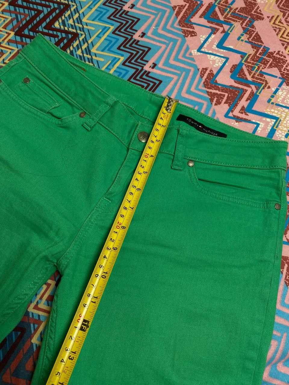 Tommy Hilfiger × Vintage Tommy Hilfiger Jeans Womens Blue Denim Mid Rise Bootcut Medi Size 26" / US 2 / IT 38 - 7 Thumbnail