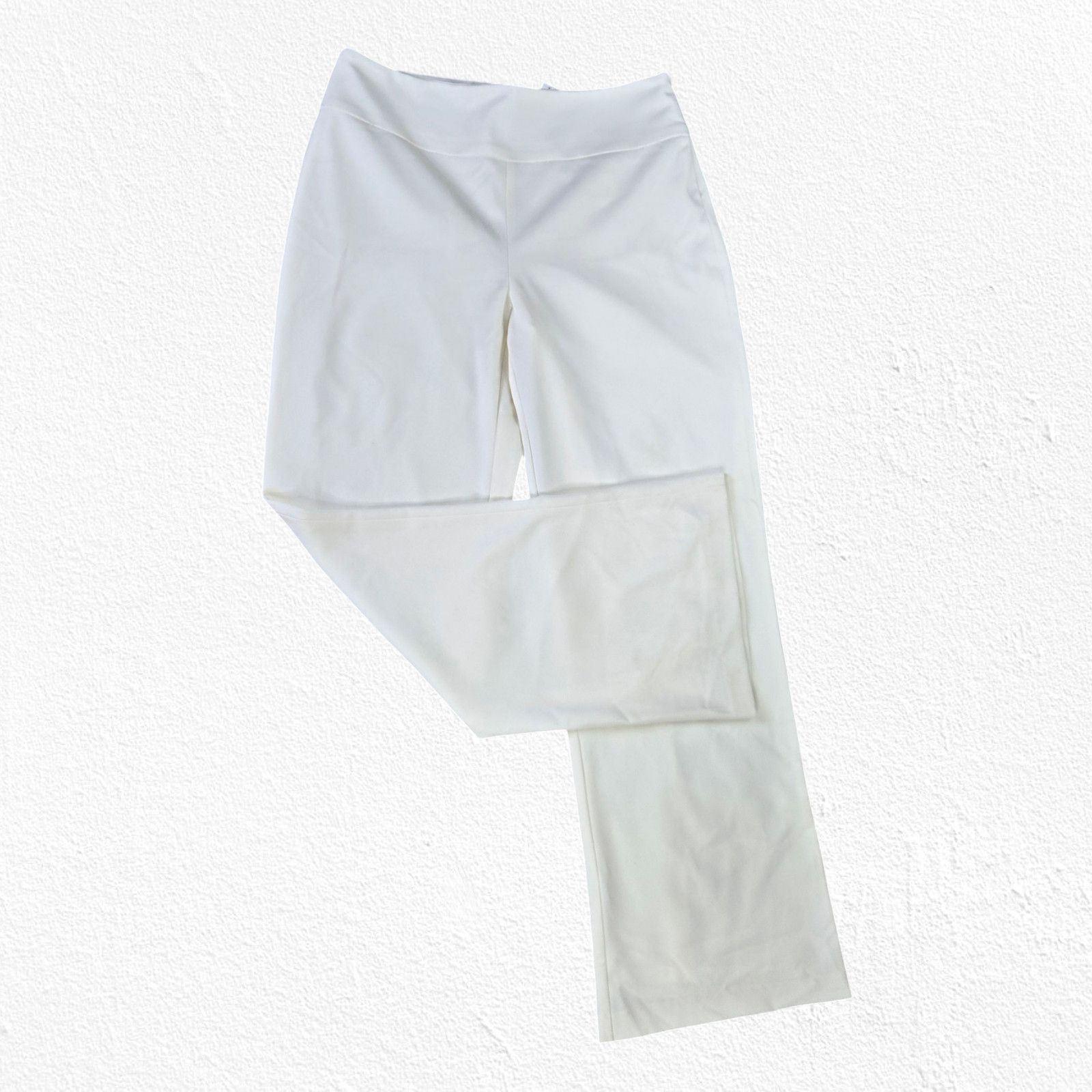 WHBM Ivory Wide Leg Dress Pants Size 12