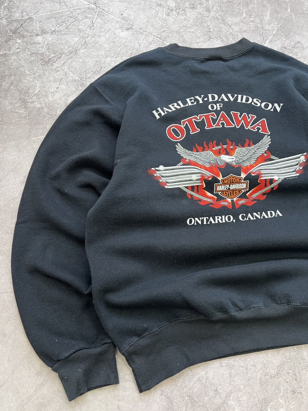 Harley Davidson VINTAGE HARLEY DAVIDSON 1999 sweatshirt 3D embleme Size US M / EU 48-50 / 2 - 10 Thumbnail