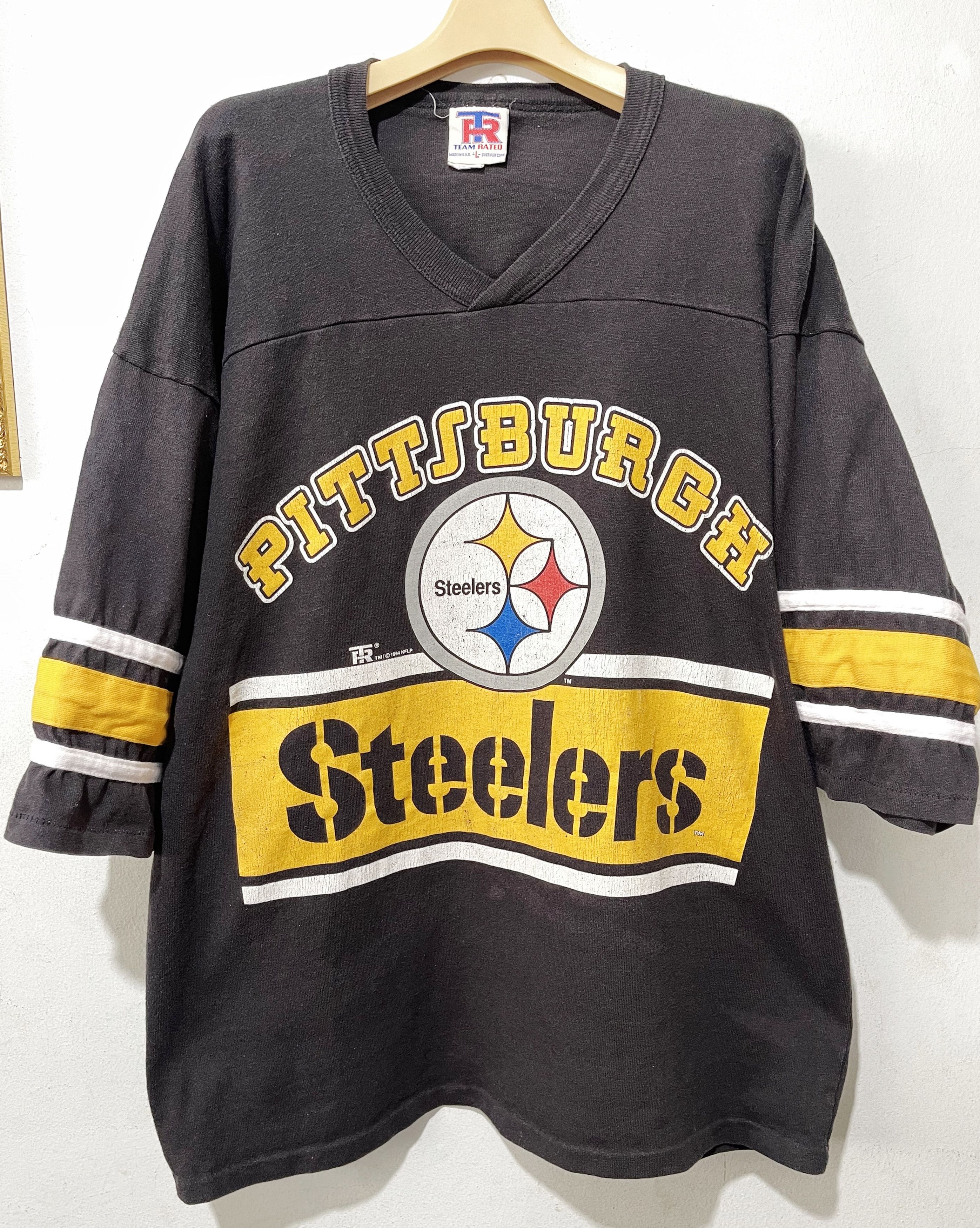 NFL × Vintage Vintage 90s Pittsburgh Steelers Jersey Size US L / EU 52-54 / 3 - 1 Thumbnail