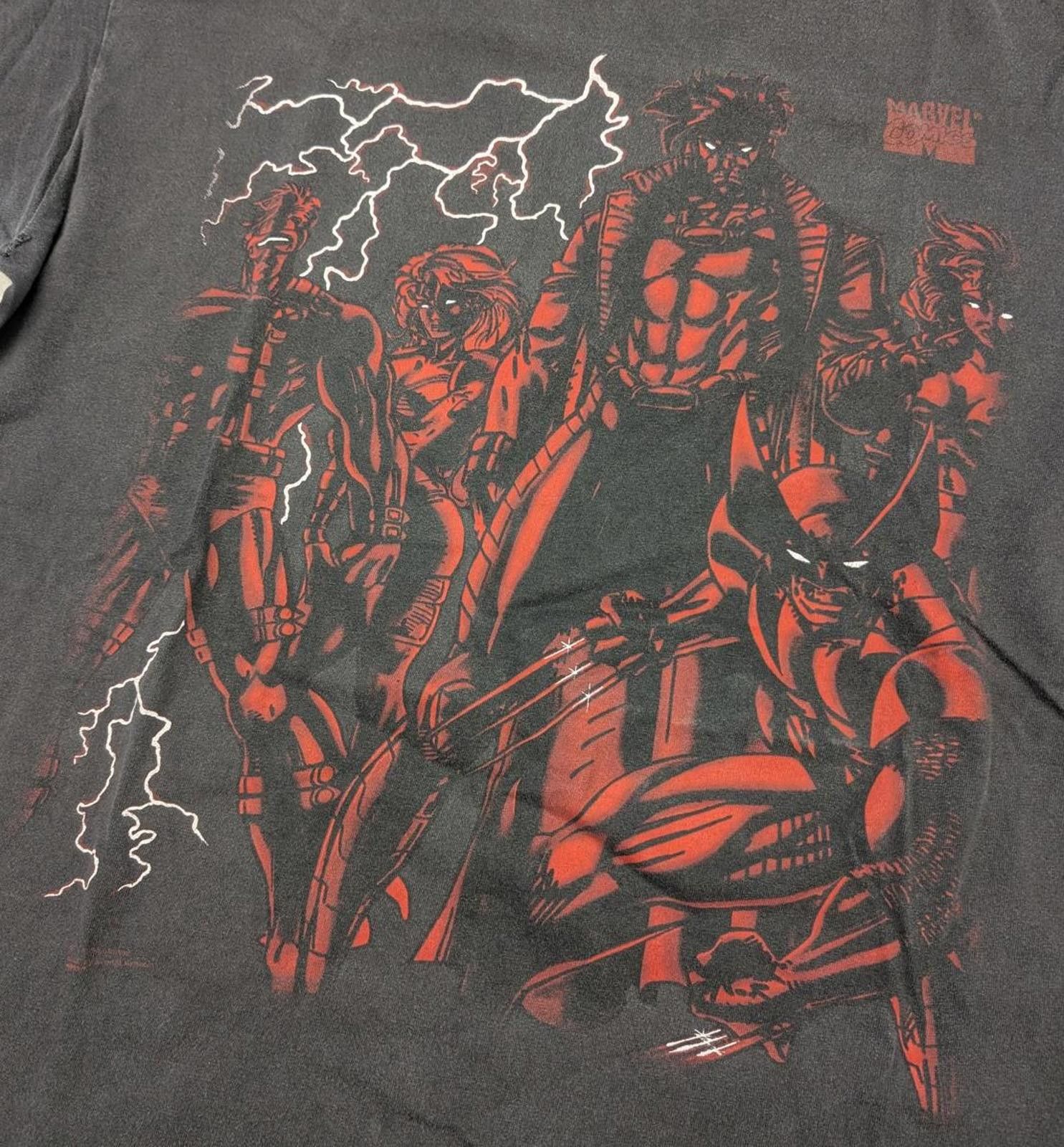 Marvel Comics Vintage 1994 X-men vs Magneto Signal Marvel Comics T-shirt Size US XL / EU 56 / 4 - 2 Thumbnail
