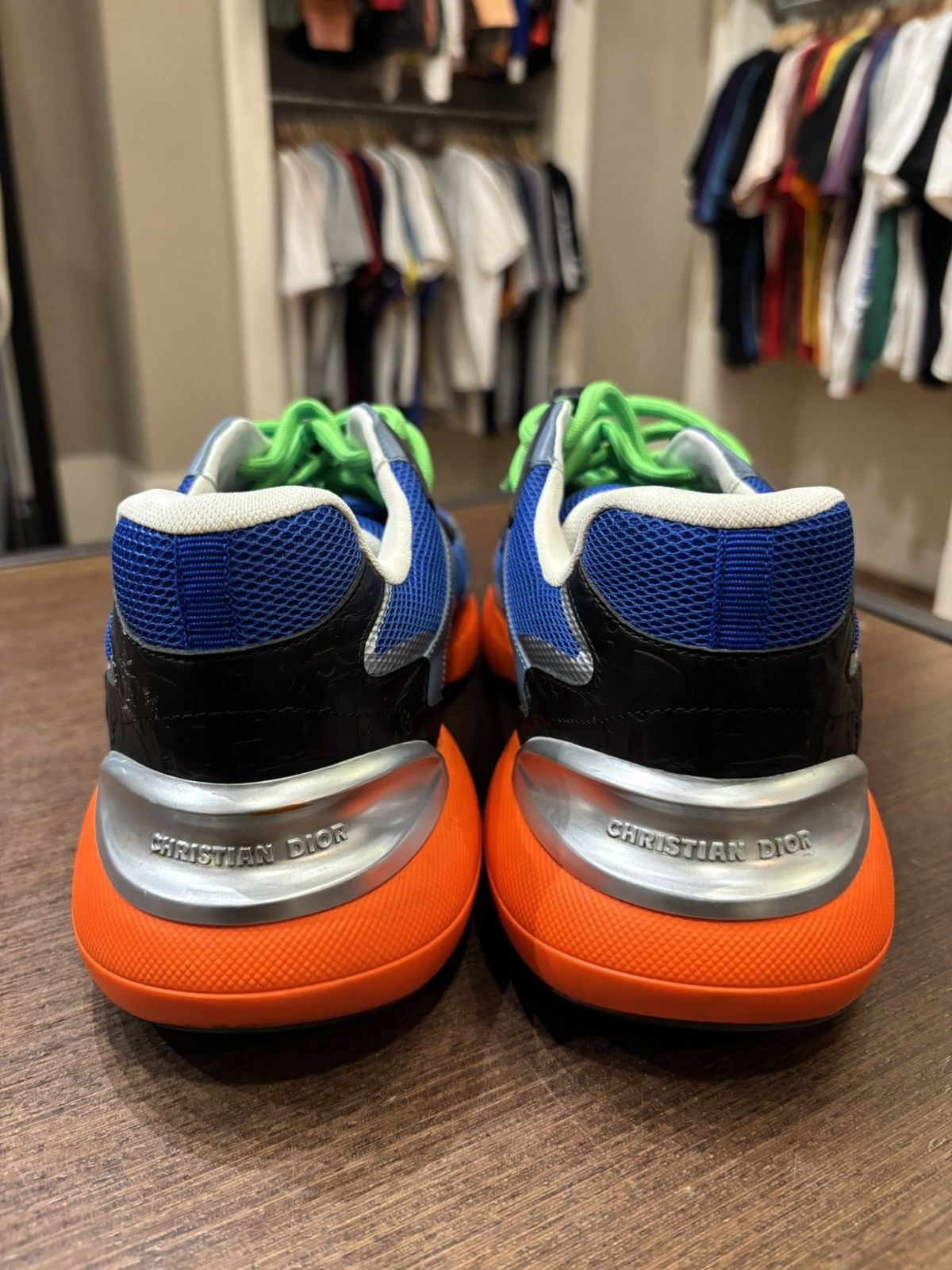 Dior Dior B24 Blue Orange Size US 12 / EU 45 - 3 Thumbnail