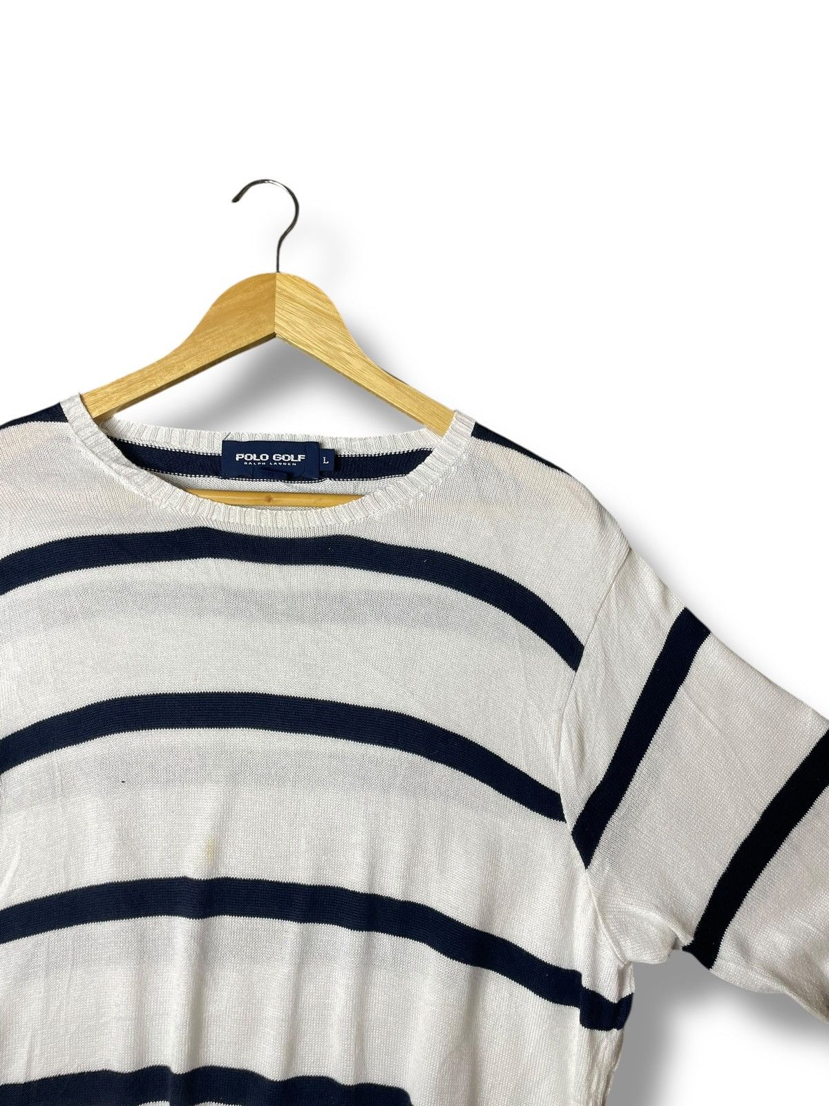 Polo Ralph Lauren Polo Golf Ralph Lauren Stripes Knitted Pullover (150) Size US L / EU 52-54 / 3 - 2 Thumbnail