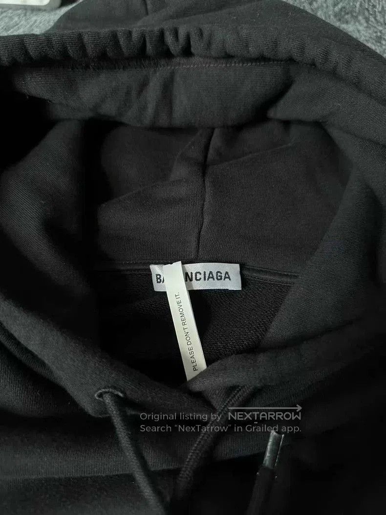 Balenciaga Balenciaga Black Crew Hoodie. Size US XS / EU 42 / 0 - 3 Thumbnail