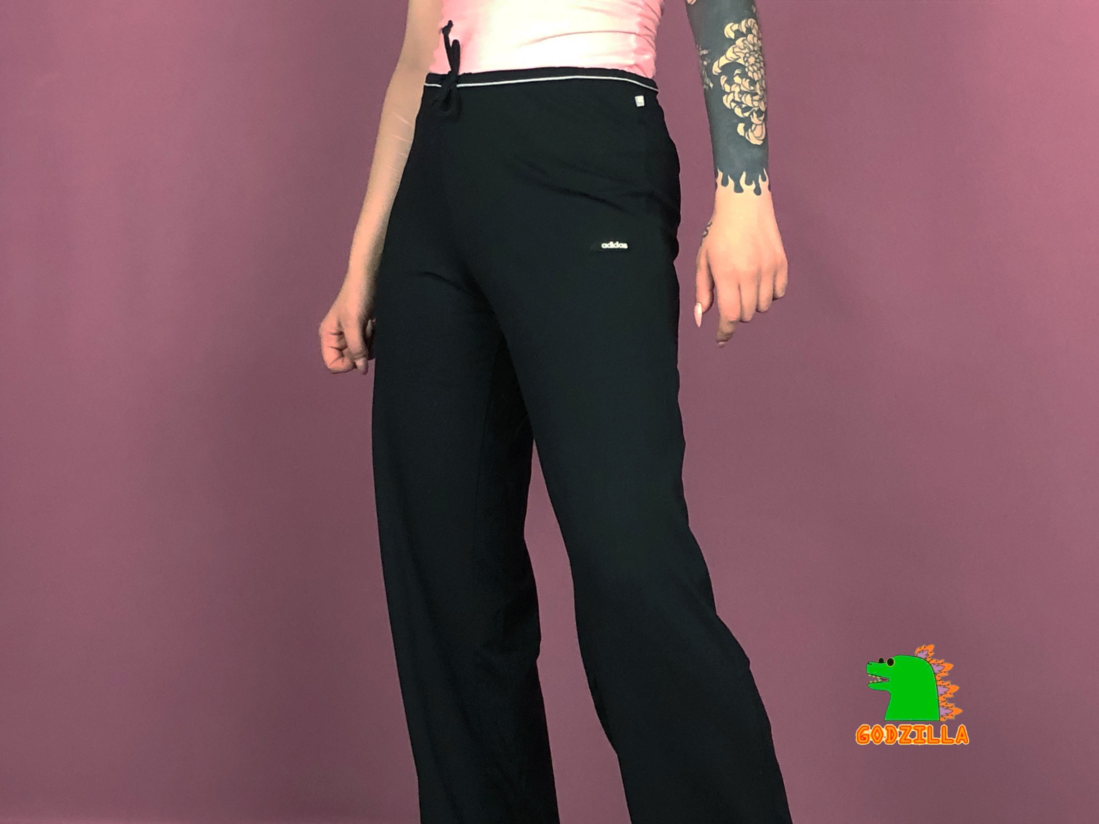 Adidas × Vintage Adidas Vintage Women's Straight Track Pants - L Size 28" / US 6 / IT 42 - 2 Thumbnail
