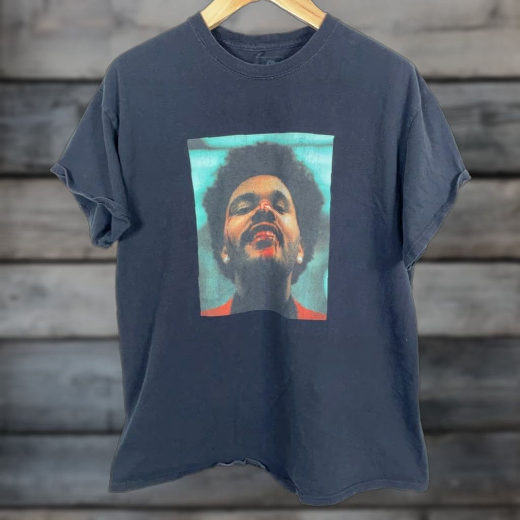 Vintage VINTAGE XO The Weeknd After Hours Tour T-Shirt Adult Large Black Graphic Print Official Mens Size US L / EU 52-54 / 3 - 1 Thumbnail