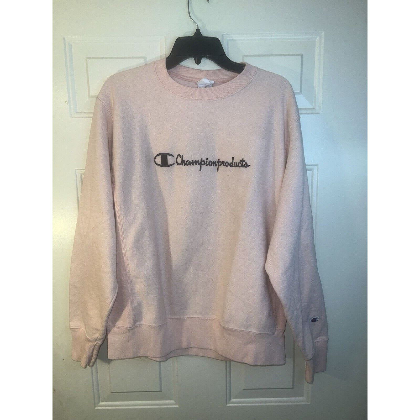 Champion Champion Sweat Shirt Crew Neck Sweater Pink Women’s Medium Size M / US 6-8 / IT 42-44 - 1 Thumbnail