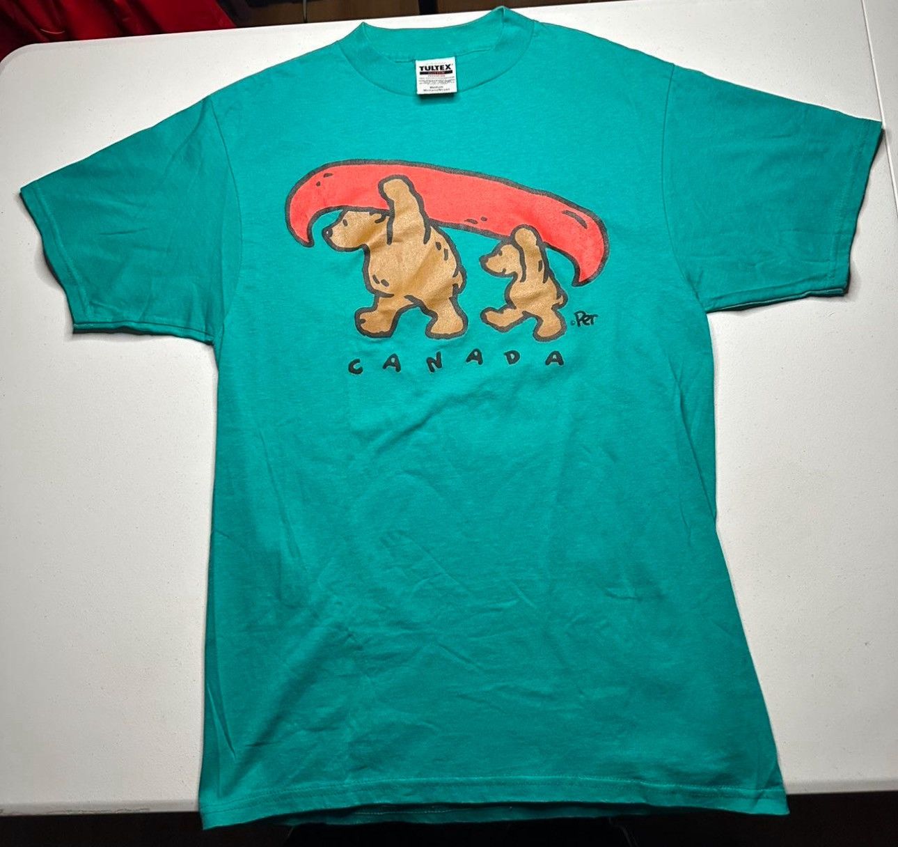 Vintage Vintage Animal Nature Canada Bear T-shirt Size US M / EU 48-50 / 2 - 3 Thumbnail