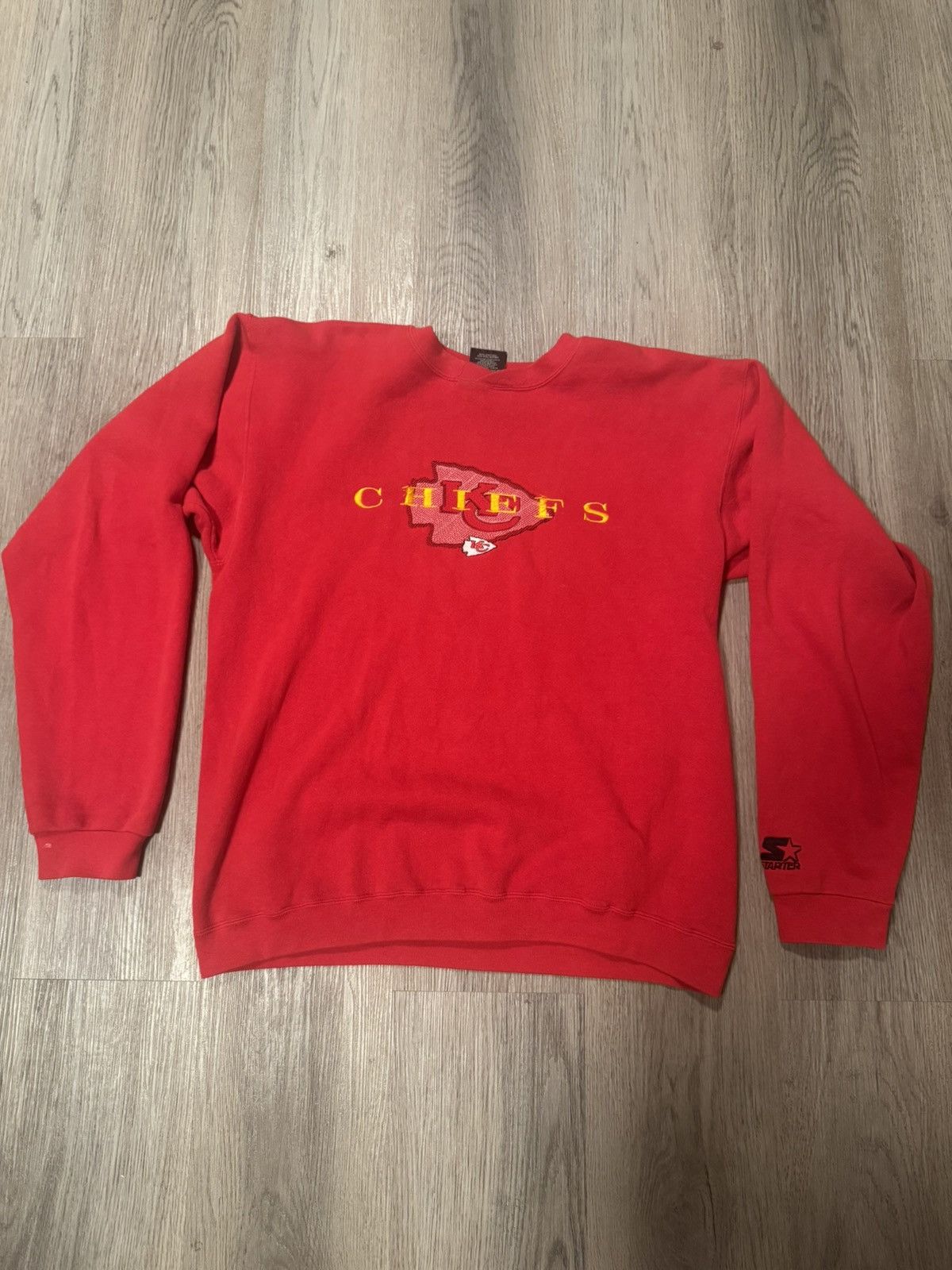 NFL × Starter × Vintage Vintage 90s Kansas City Cheifs Starter Size US M / EU 48-50 / 2 - 1 Thumbnail