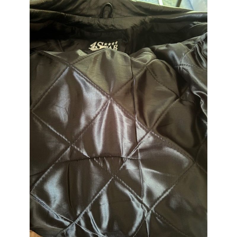 Other 4Star Men’s Leather Motorcycle Jacket 44 Black Size US S / EU 44-46 / 1 - 11 Thumbnail