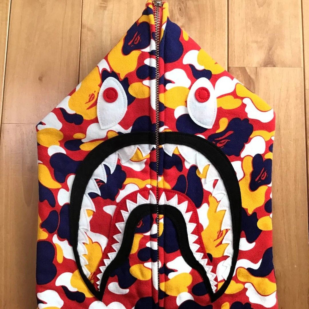 Bape 2024 🔥Kuala Lumpur Store Camo BAPE shark full zip hoodie APE Size US L / EU 52-54 / 3 - 4 Thumbnail