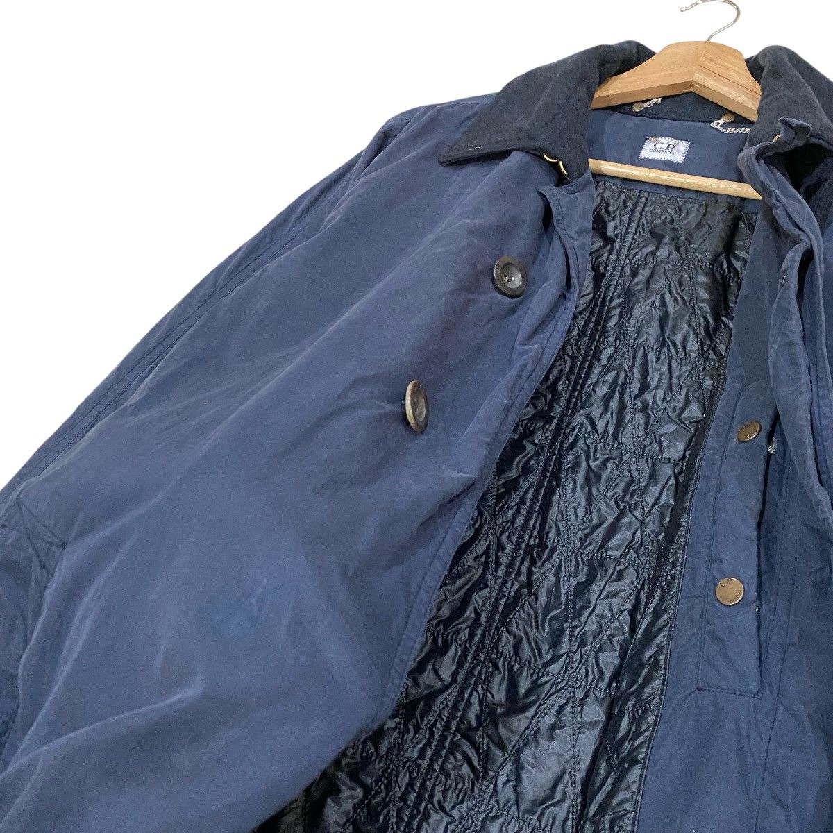 C.P. Company × Massimo Osti 🔥VINTAGE C.P COMPANY NAVYBLUE OVERCOATS JACKET Size US M / EU 48-50 / 2 - 5 Thumbnail