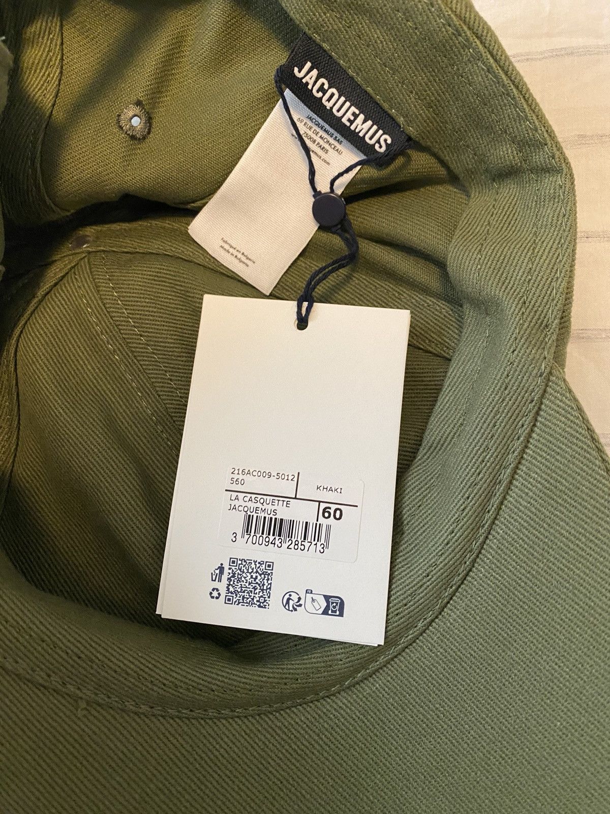 Jacquemus JACQUEMUS Les Classiques La Casquette Green Cap NWT Size ONE SIZE - 17 Thumbnail