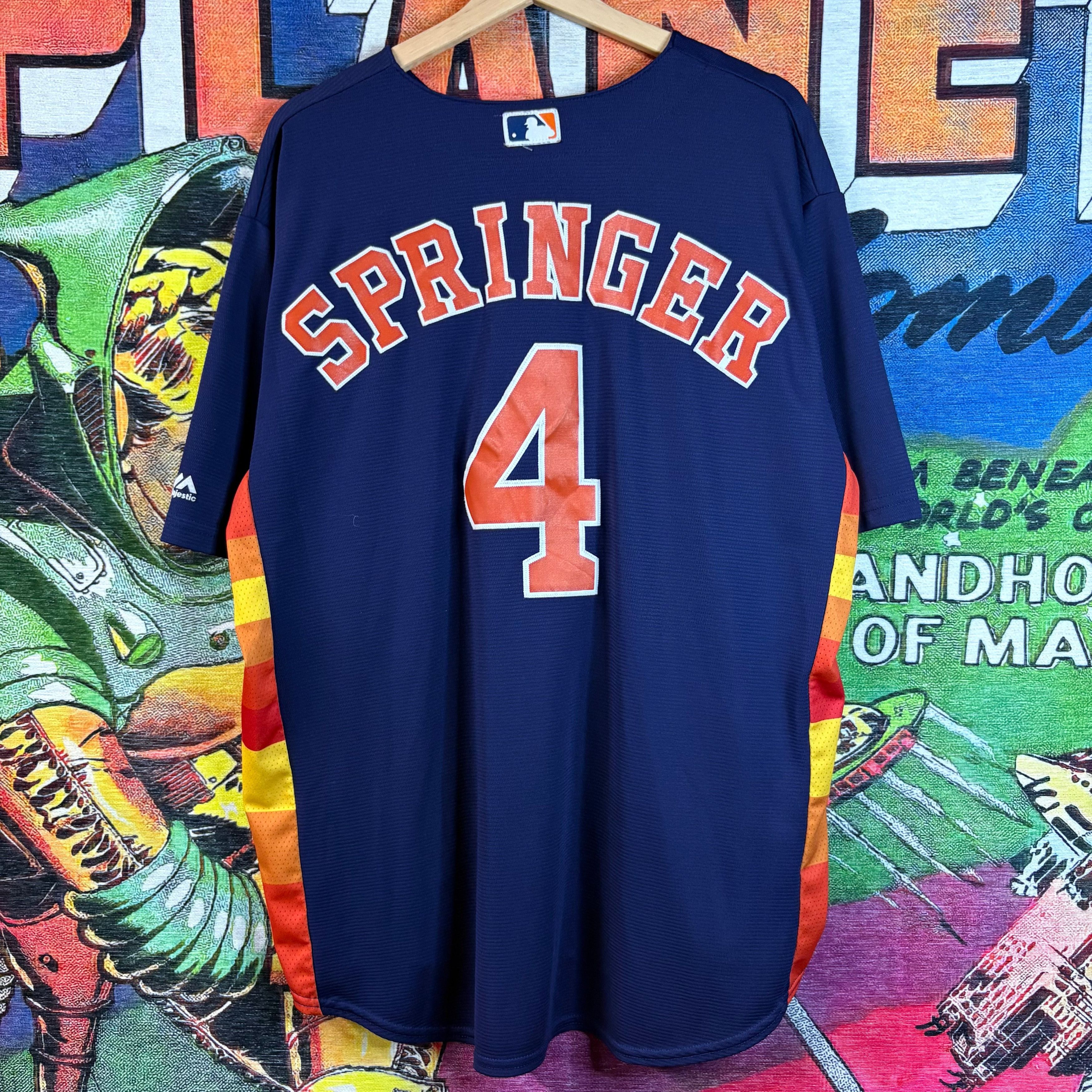MLB Astros George Springer Jersey Size XL Size US XL / EU 56 / 4 - 5 Thumbnail