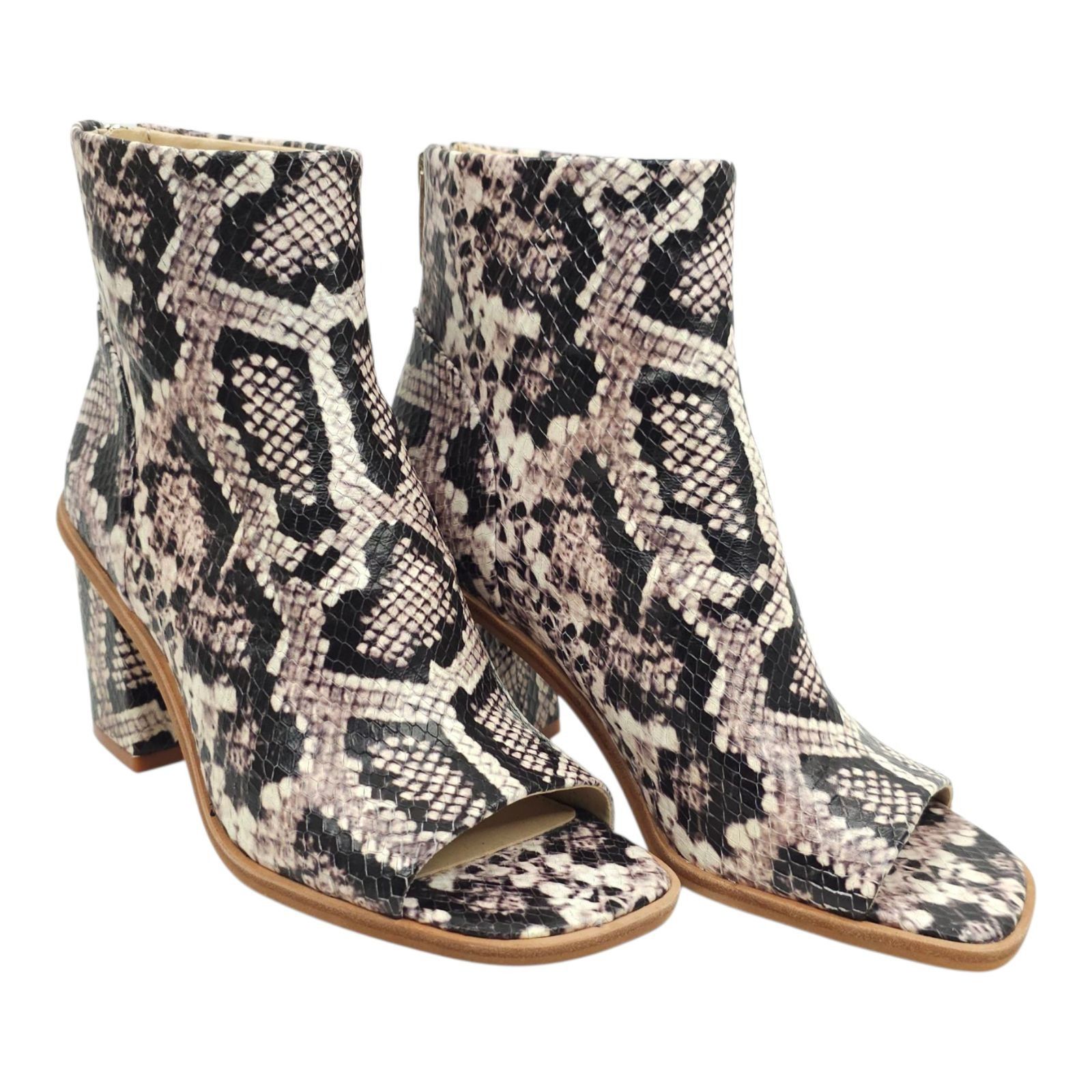Vince Camuto Vince Camuto Bebinder Peep Toe Ankle Boot Womens 5.5 Snake Size US 5.5 / IT 35.5 - 2 Thumbnail