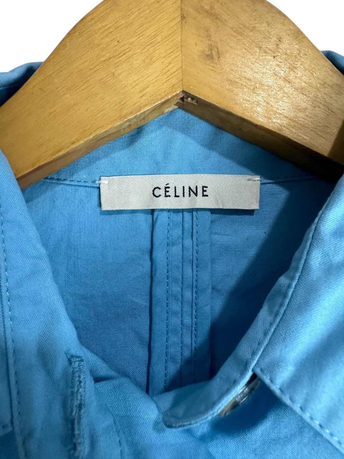 Celine CELINE BELT SHIRT Size M / US 6-8 / IT 42-44 - 12 Thumbnail