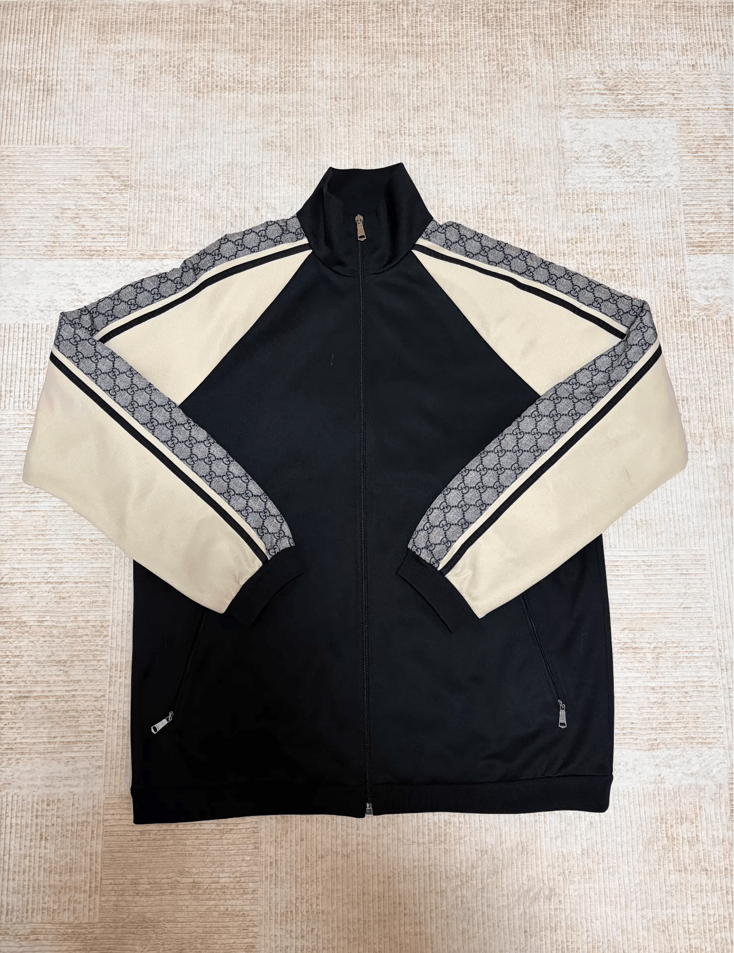 Gucci Multi Color Zip-Up Track Jacket Size US XS / EU 42 / 0 - 1 Thumbnail