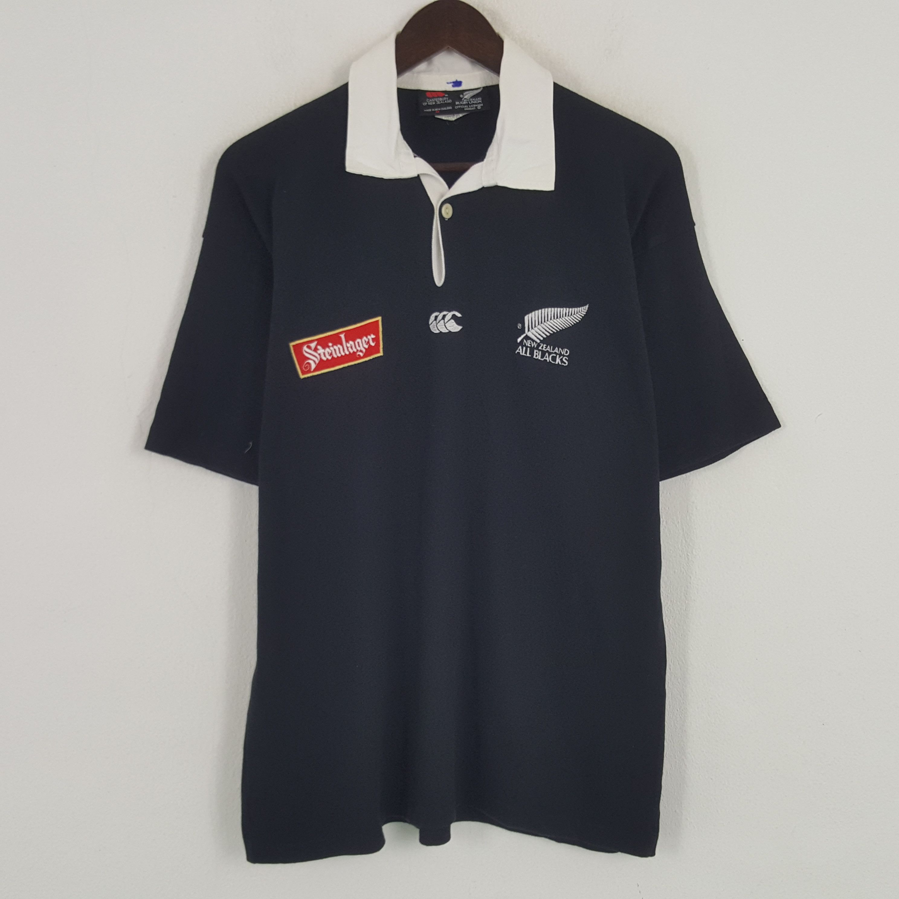 Canterbury of New Zealand × Vintage Vintage Canterburry Of New Zealand Steinlager Polos Size US M / EU 48-50 / 2 - 1 Thumbnail