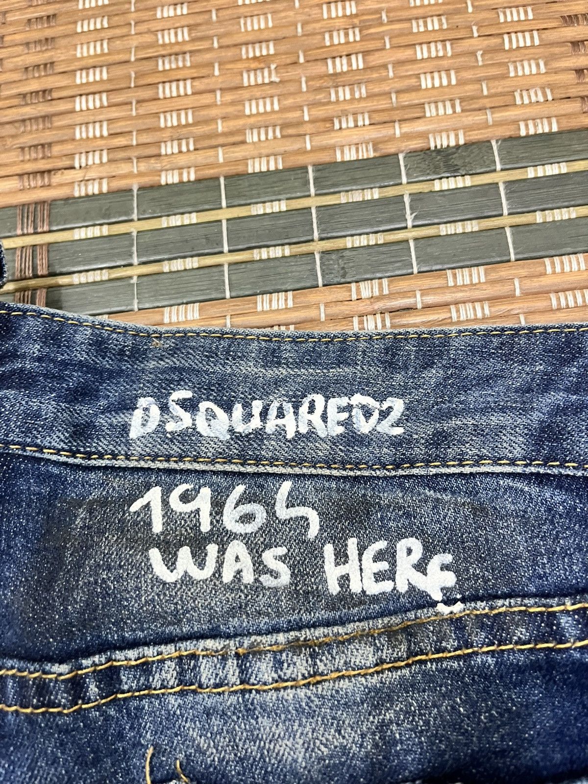 Dsquared2 Dsquared2 Painter Splash Slim Denim Size US 31 - 15 Thumbnail