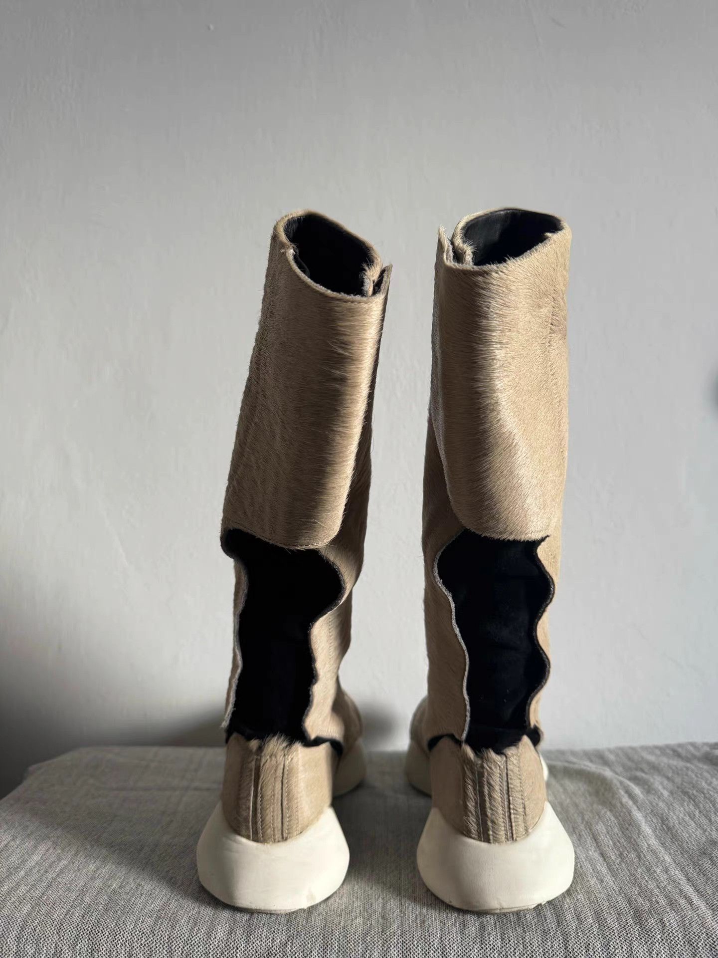 Rick Owens Rick Owens x Adidas 15FW pony hair hoof boots Size US 6.5 / EU 39-40 - 3 Thumbnail