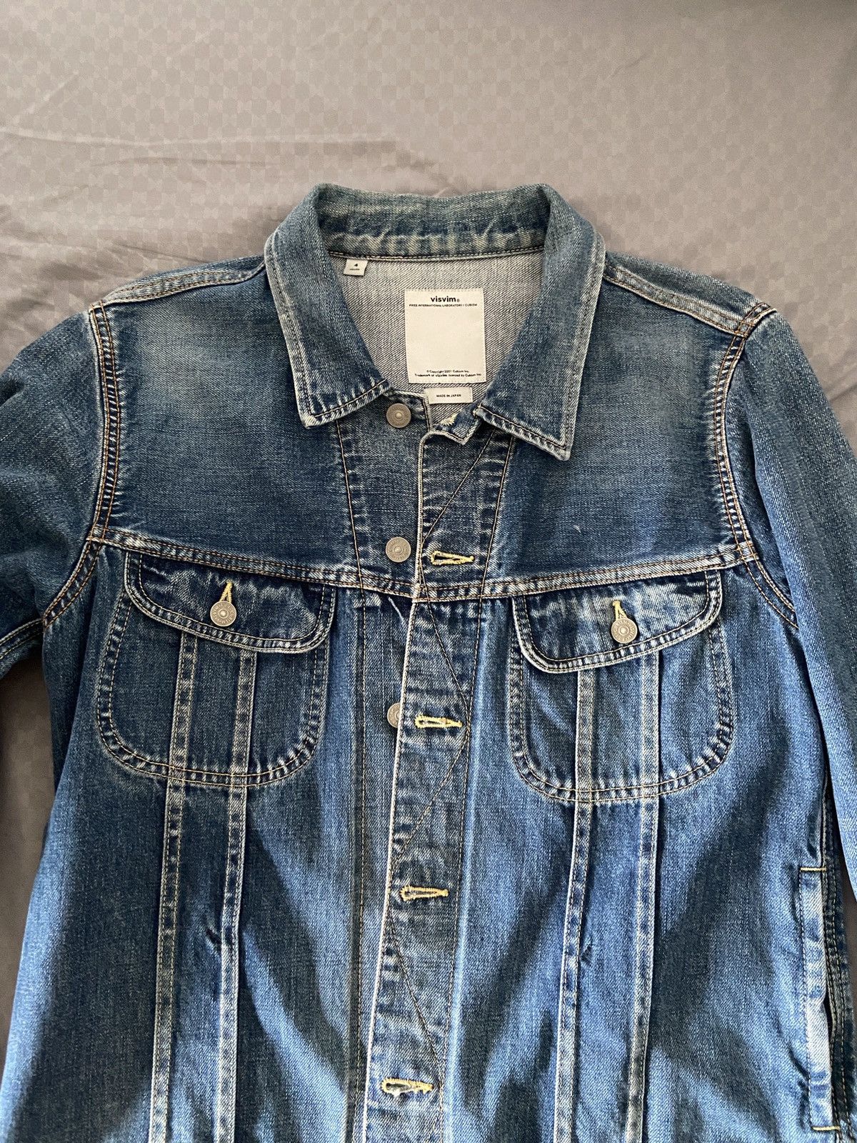 Image of Visvim 101 Denim Jacket in Blue, Men's (Size XL)