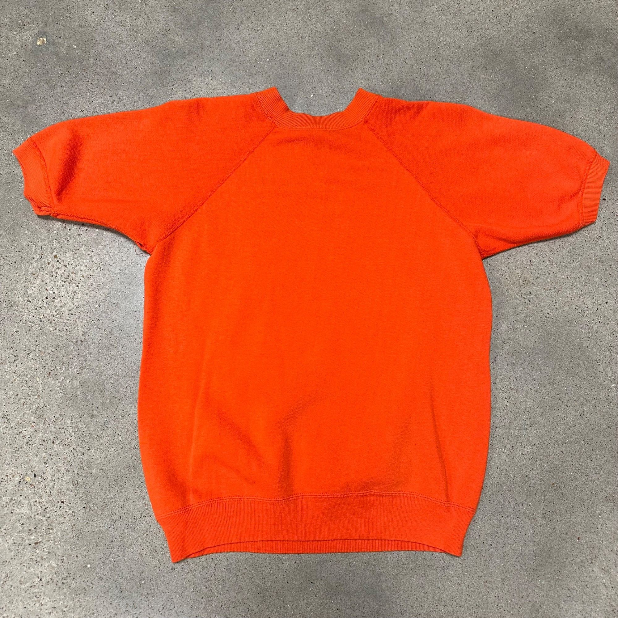 Vintage Vintage 1960s Orange Shortsleeve Sweatshirt Size US M / EU 48-50 / 2 - 5 Thumbnail