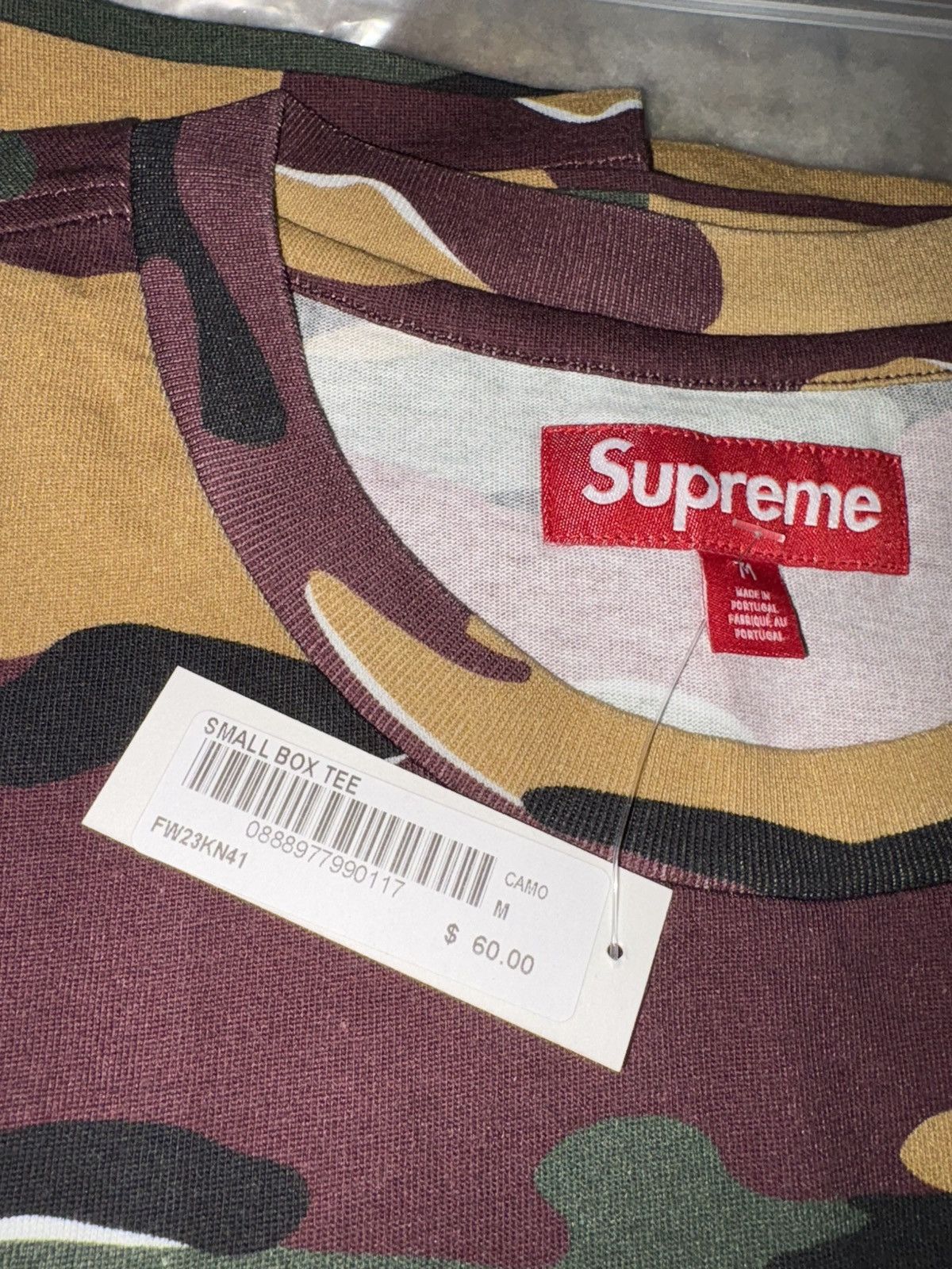 Supreme Supreme Small Box Tee FW23 Camo Size US M / EU 48-50 / 2 - 4 Thumbnail