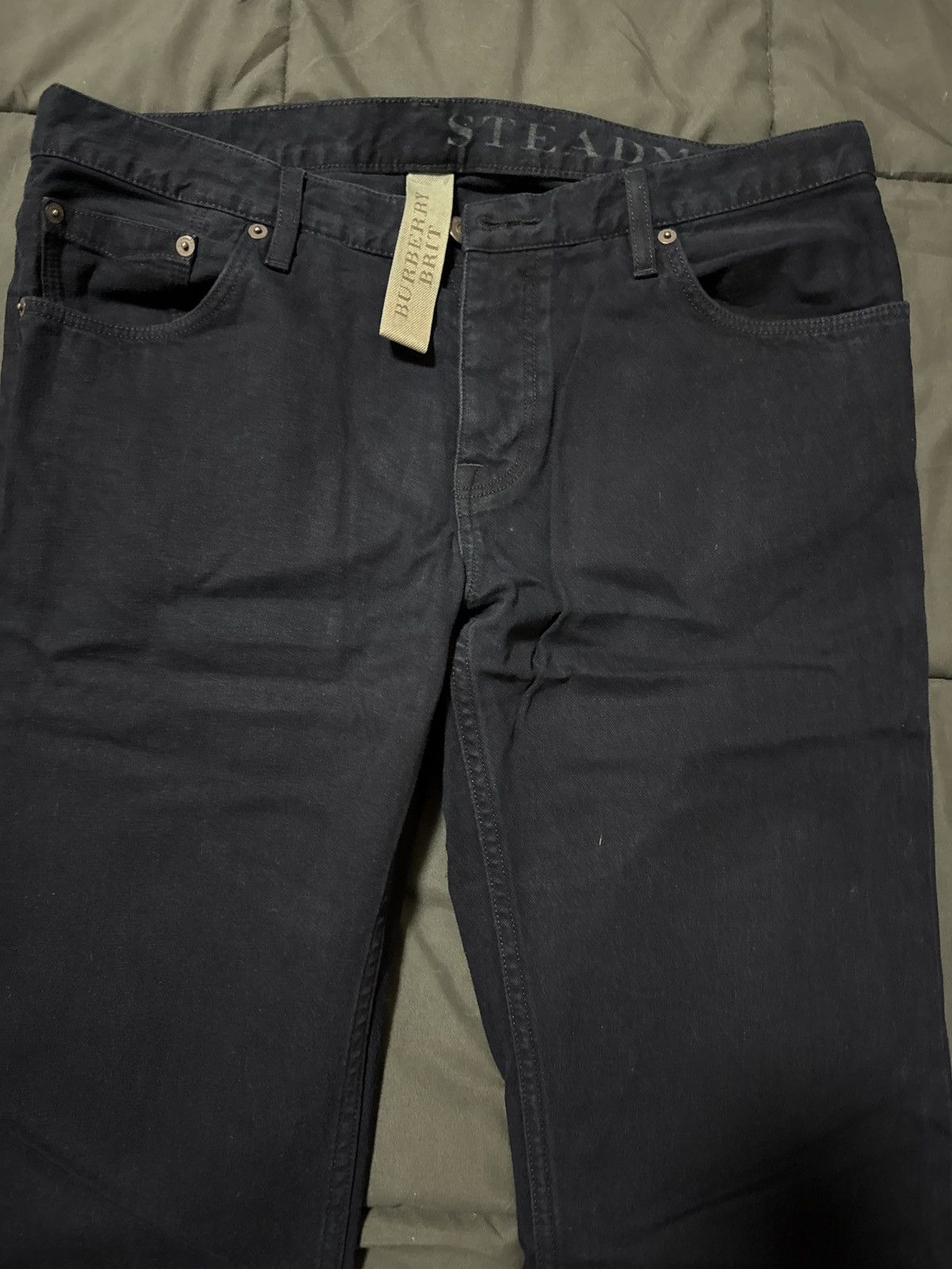 Burberry Burberry Brit Dark Steadman Slim Jean 31x32 Size US 31 - 4 Thumbnail