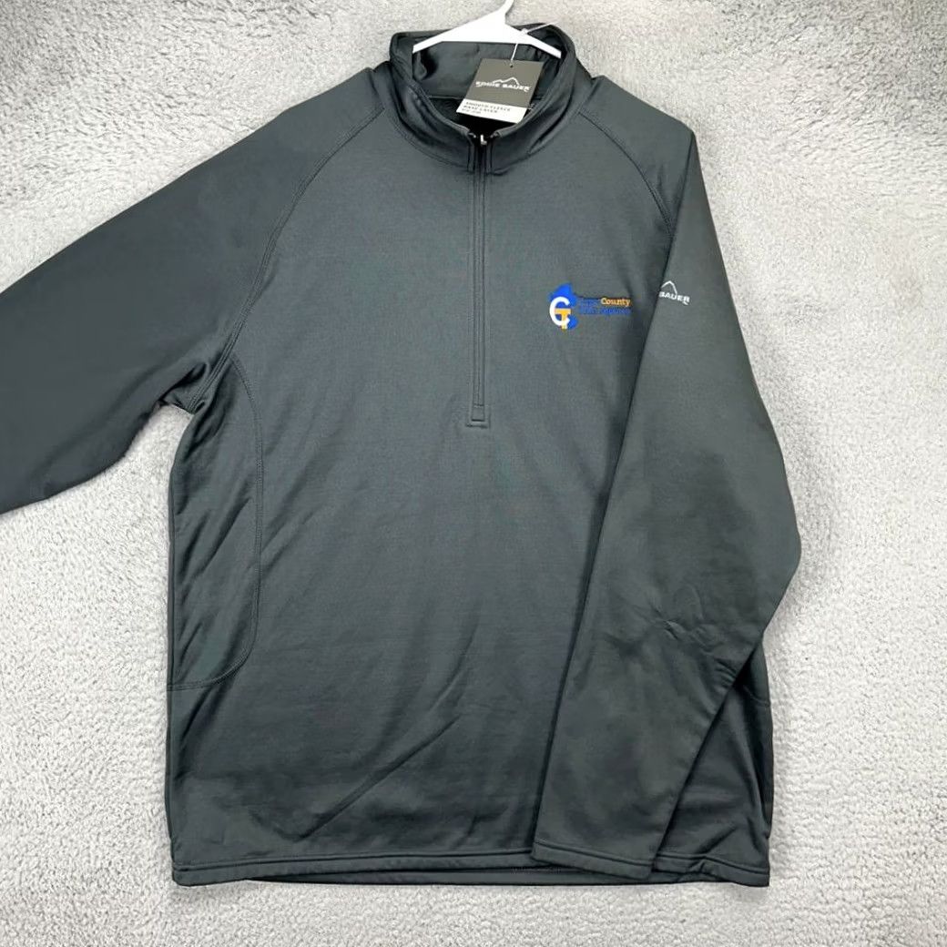 Eddie Bauer VINTAGE? Eddie Bauer Smooth Fleece Base Layer 1/2 Zip Mens 2XL Grey Pullover Shirt Mock Neck 100% Polyester Athletic Long Sleeve New with Tags Size US XXL / EU 58 / 5 - 5 Thumbnail