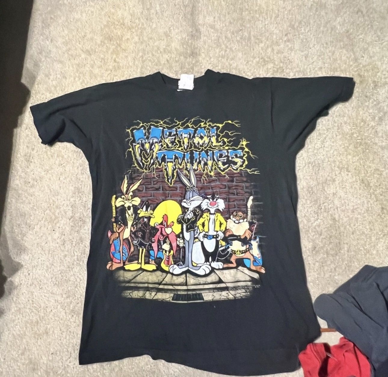 Vintage 1993 Metal Tunes Shirt Looney Tunes Size US M / EU 48-50 / 2 - 2 Thumbnail