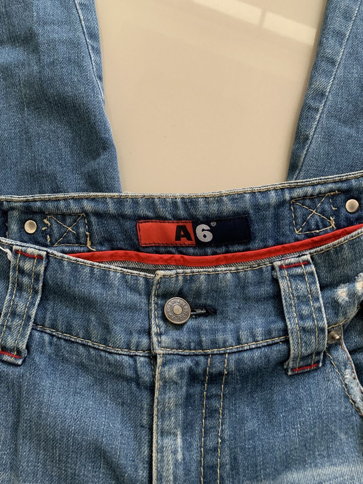 Levi's Vintage Clothing Vintage A6 Engineereed Buckle Back Baggy Jeans Size US 34 / EU 50 - 6 Thumbnail