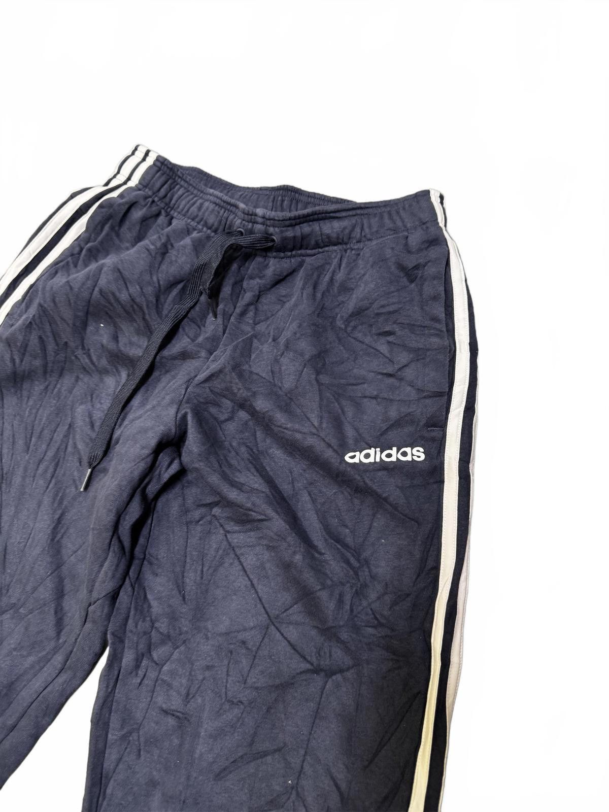 Adidas Adidas Men's Navy Casual Track Pants with White Stripes Size US 30 / EU 46 - 3 Thumbnail