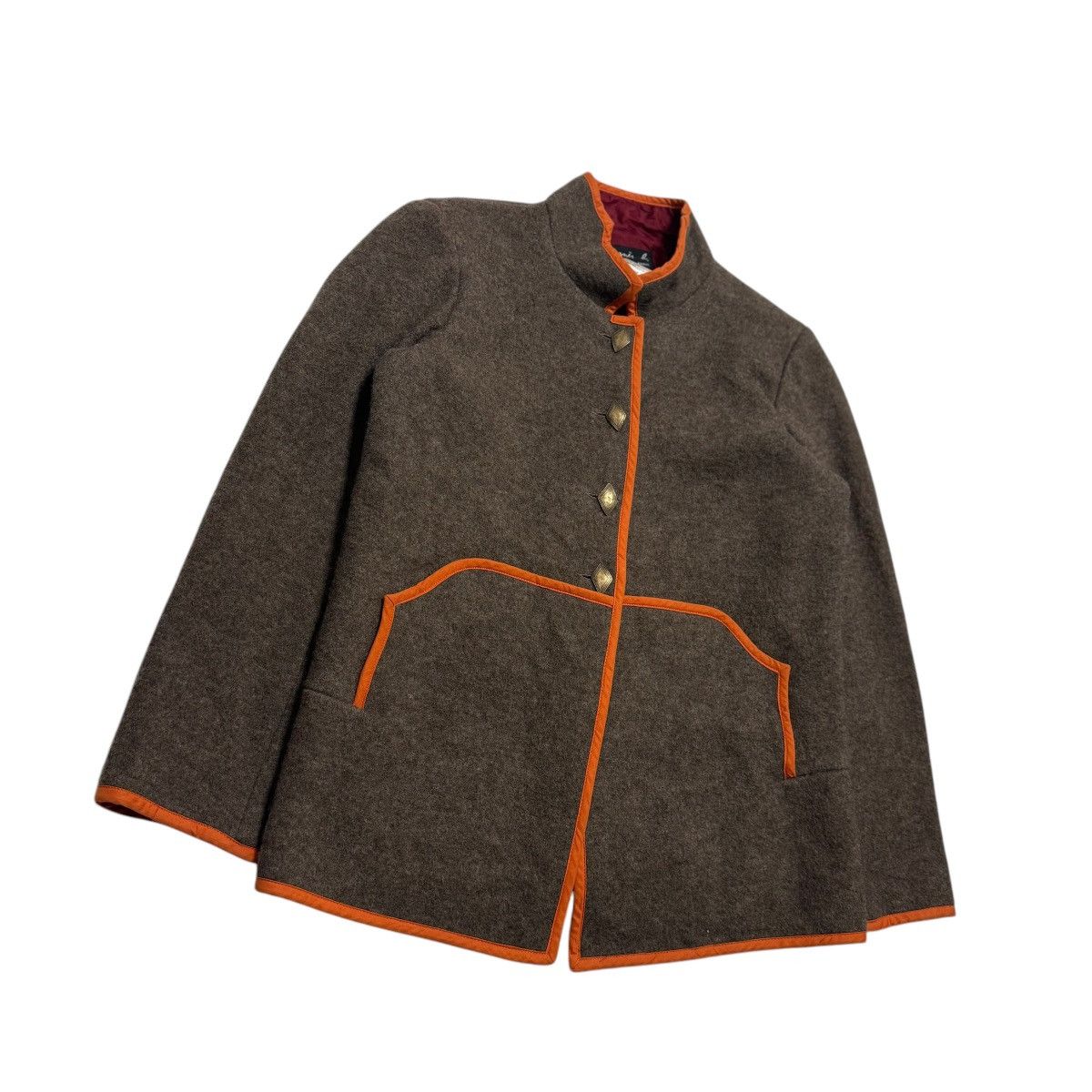 agnes b. Nice Design Agnes B Wool Jacket Size S / US 4 / IT 40 - 2 Thumbnail