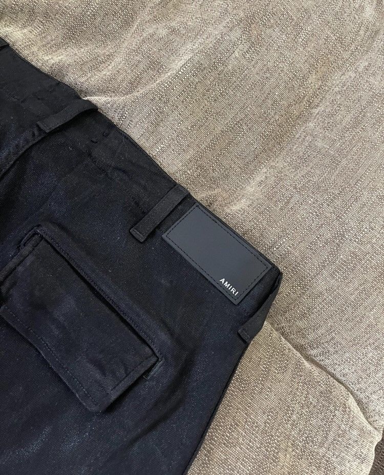 Amiri Amiri brushed waxed jeans 2412-Nextarrow Size US 32 / EU 48 - 3 Thumbnail
