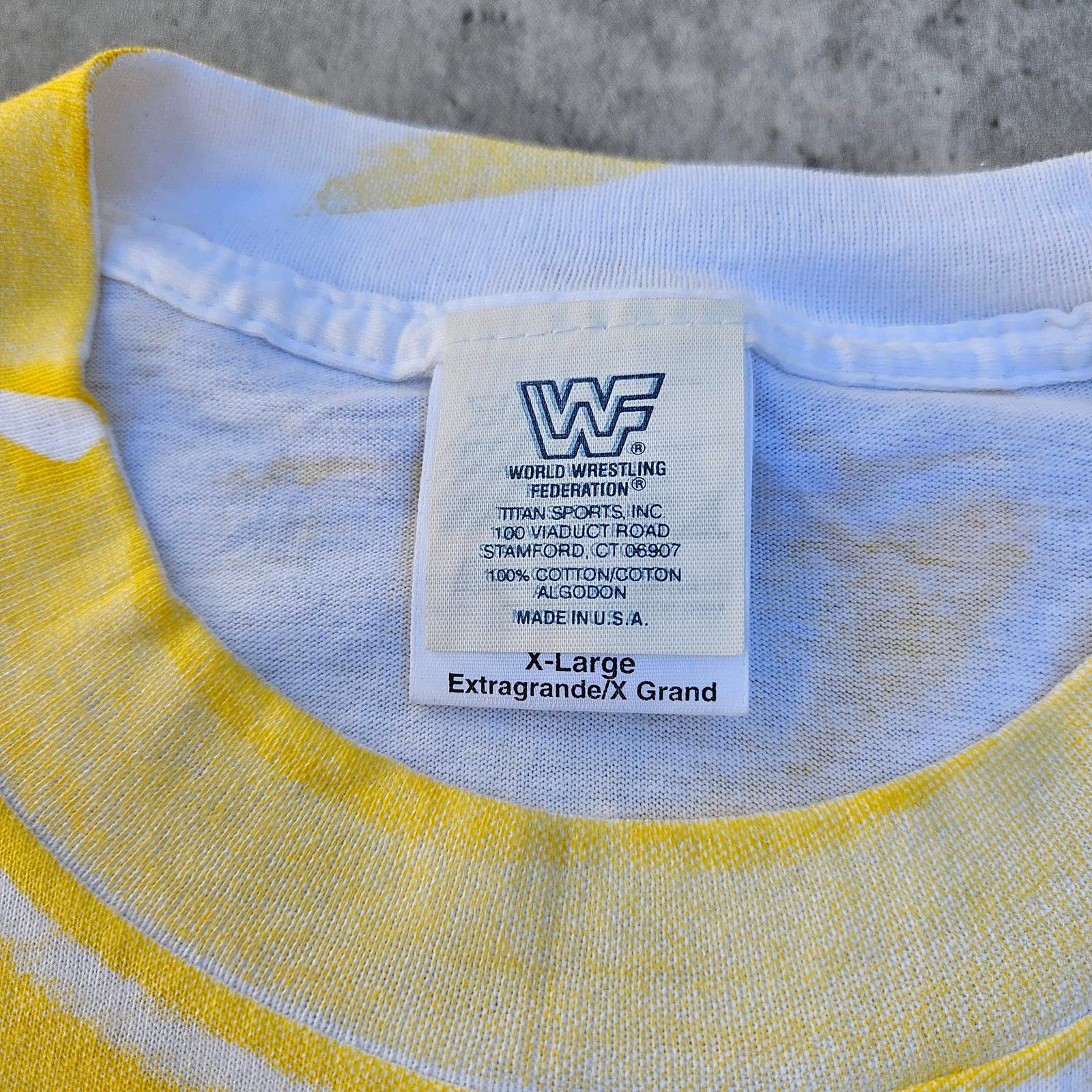 WWF Vintage WWF 1993 Razor Ramon AOP T Shirt XL Oozing Machismo Size US XL / EU 56 / 4 - 3 Thumbnail