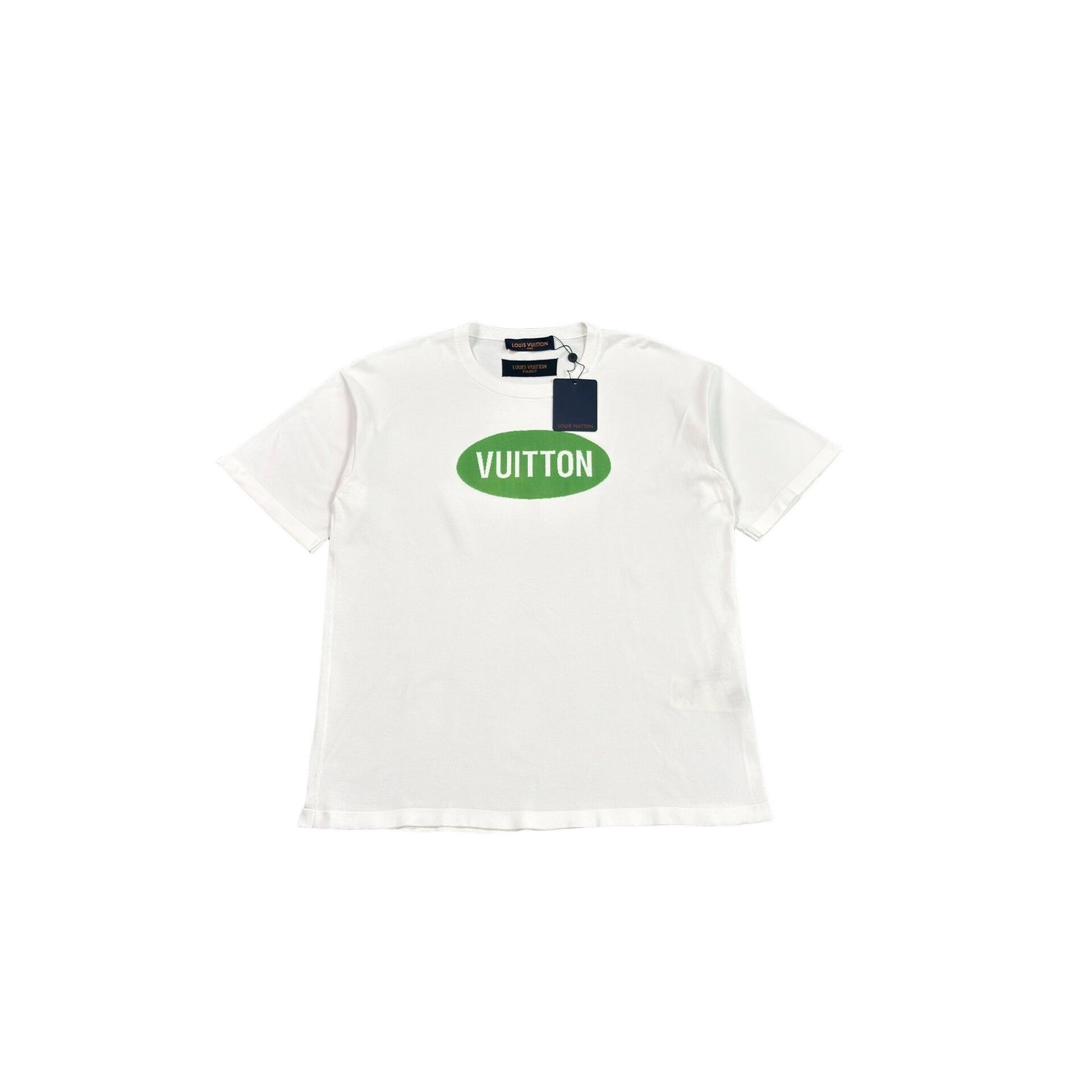 Louis Vuitton Louis Vuitton Green Logo Knit T-Shirt Size L Size US L / EU 52-54 / 3 - 1 Thumbnail