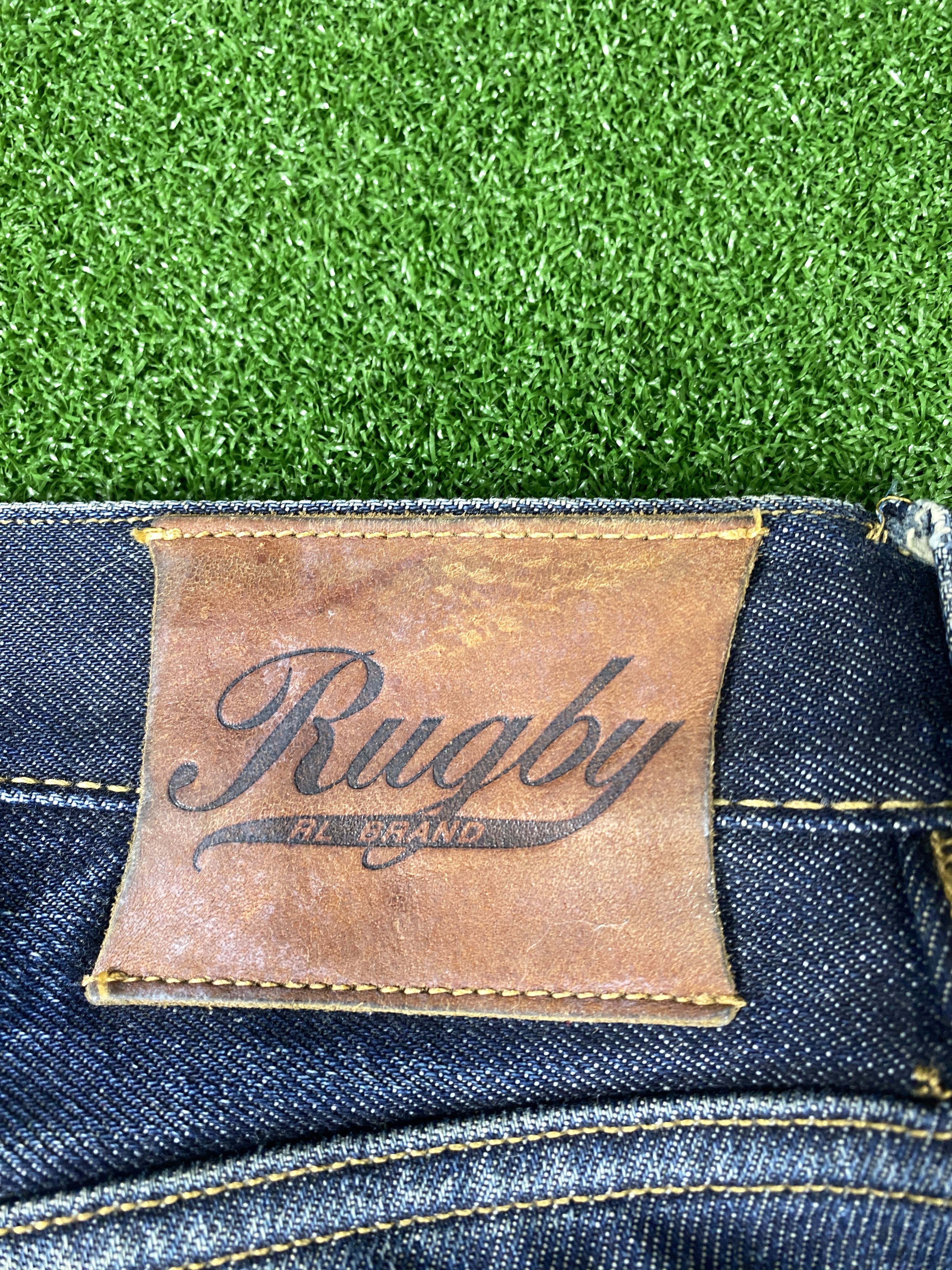 Japanese Brand × Vintage Vintage Rugby Al Brand Faded Black Jeans Size US 32 / EU 48 - 9 Thumbnail