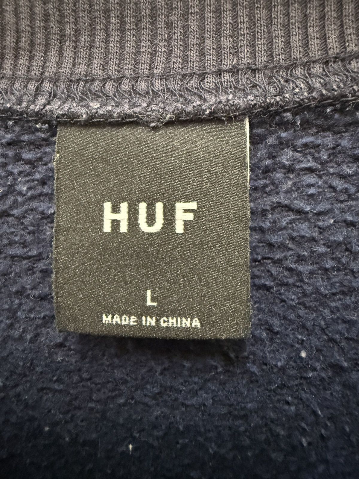 Huf 🔥 HUF JAPAN SKATEBOARDS STREETWEAR ROUNDNECK SWEATSHIRT - L Size US L / EU 52-54 / 3 - 7 Thumbnail