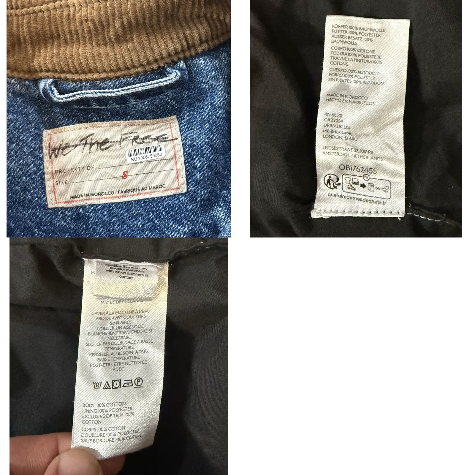 Vintage We The Free Coat Oversized Denim Barn Blue S Boys? Size S / US 4 / IT 40 - 8 Thumbnail