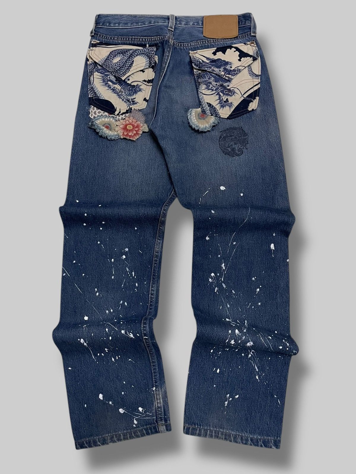 Levi's Vintage Clothing Vintage 90s Og Levis Original 501 Splash Sukan Distressed Size US 28 / EU 44 - 10 Thumbnail
